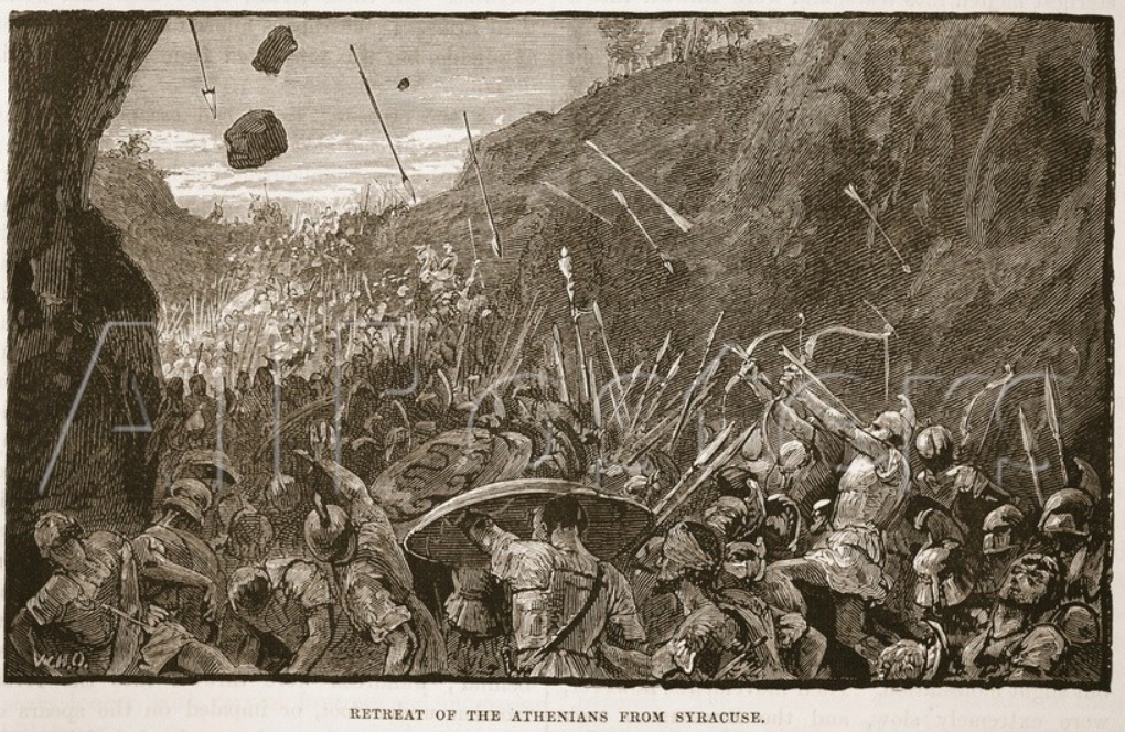 Retreat of the Athenians from Syracuse.William Heysham Overend