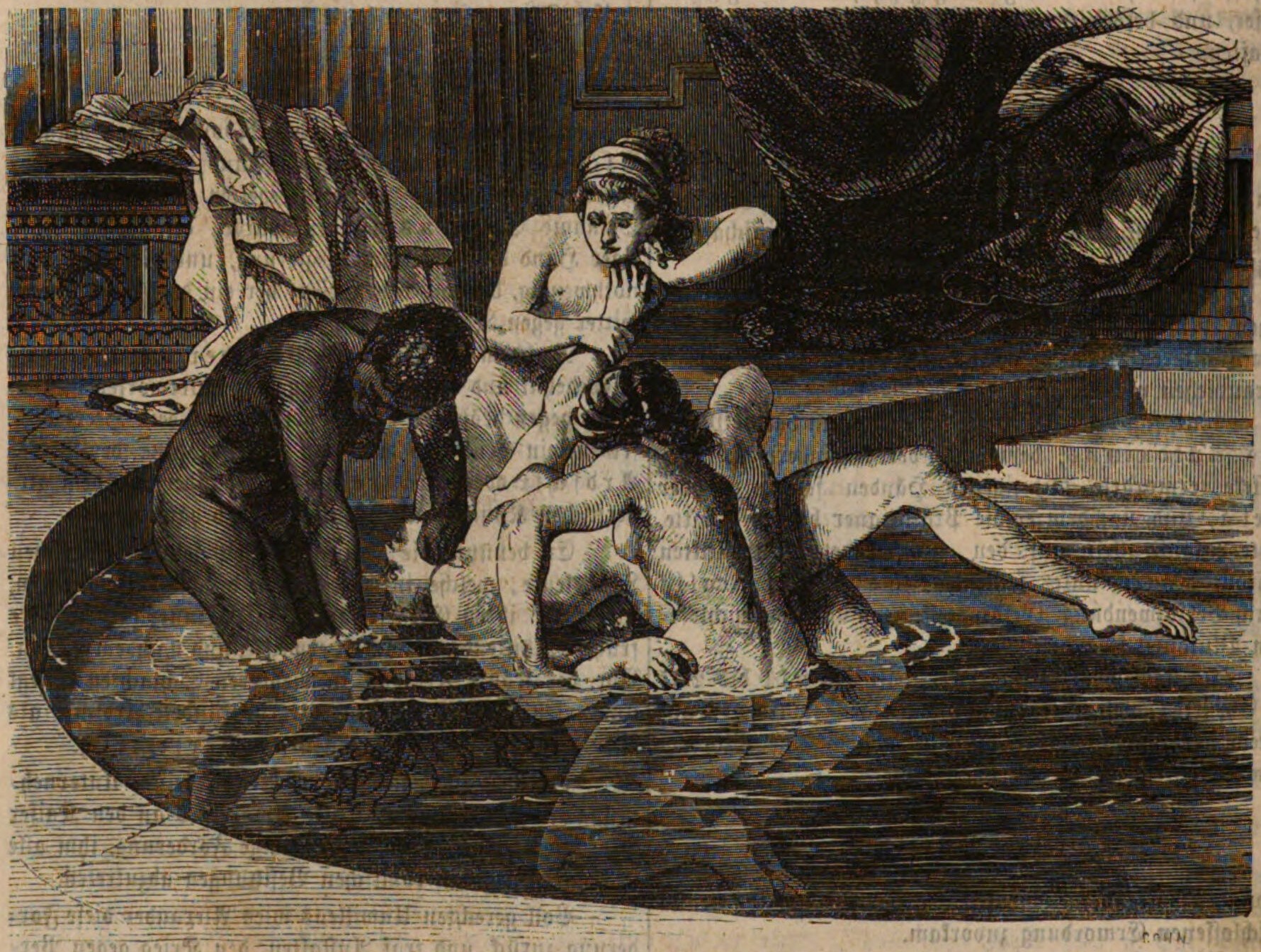Empress Fausta killed in the bath