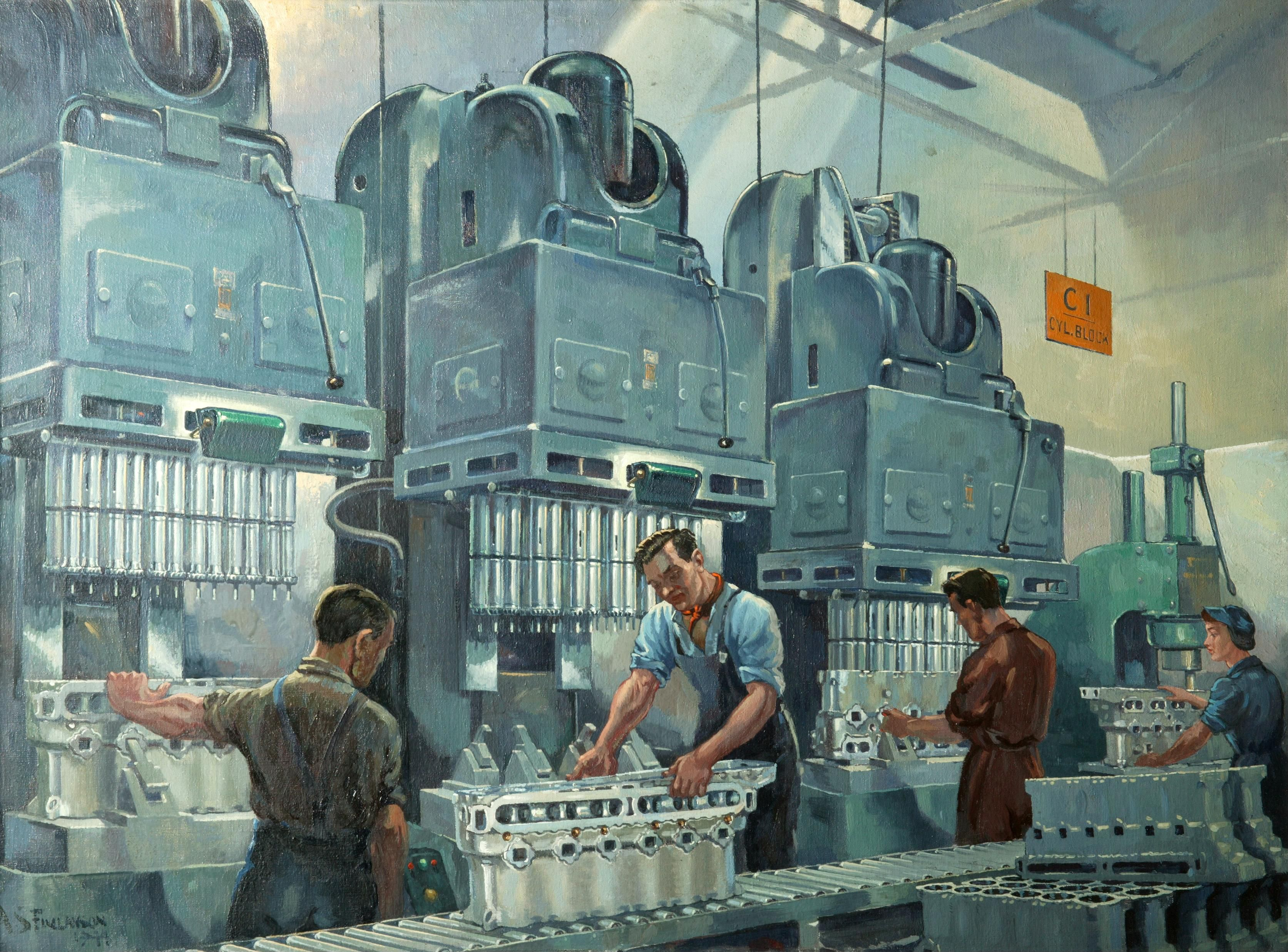 Multi-Spindle Drilling Machines on Aero-Engine Work