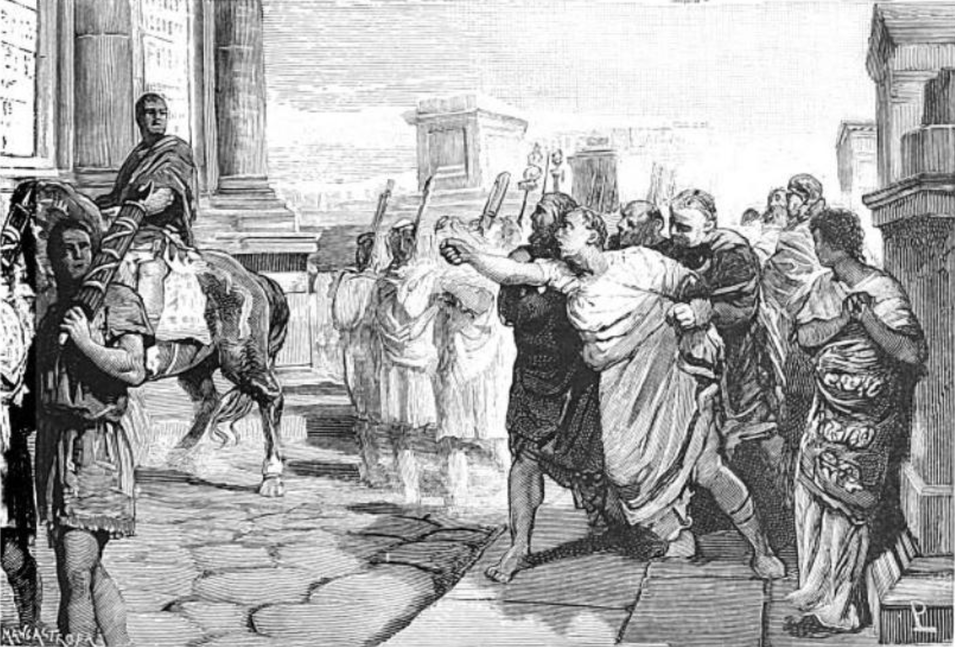 Tribune Capito curses Crassus' Asian expedition