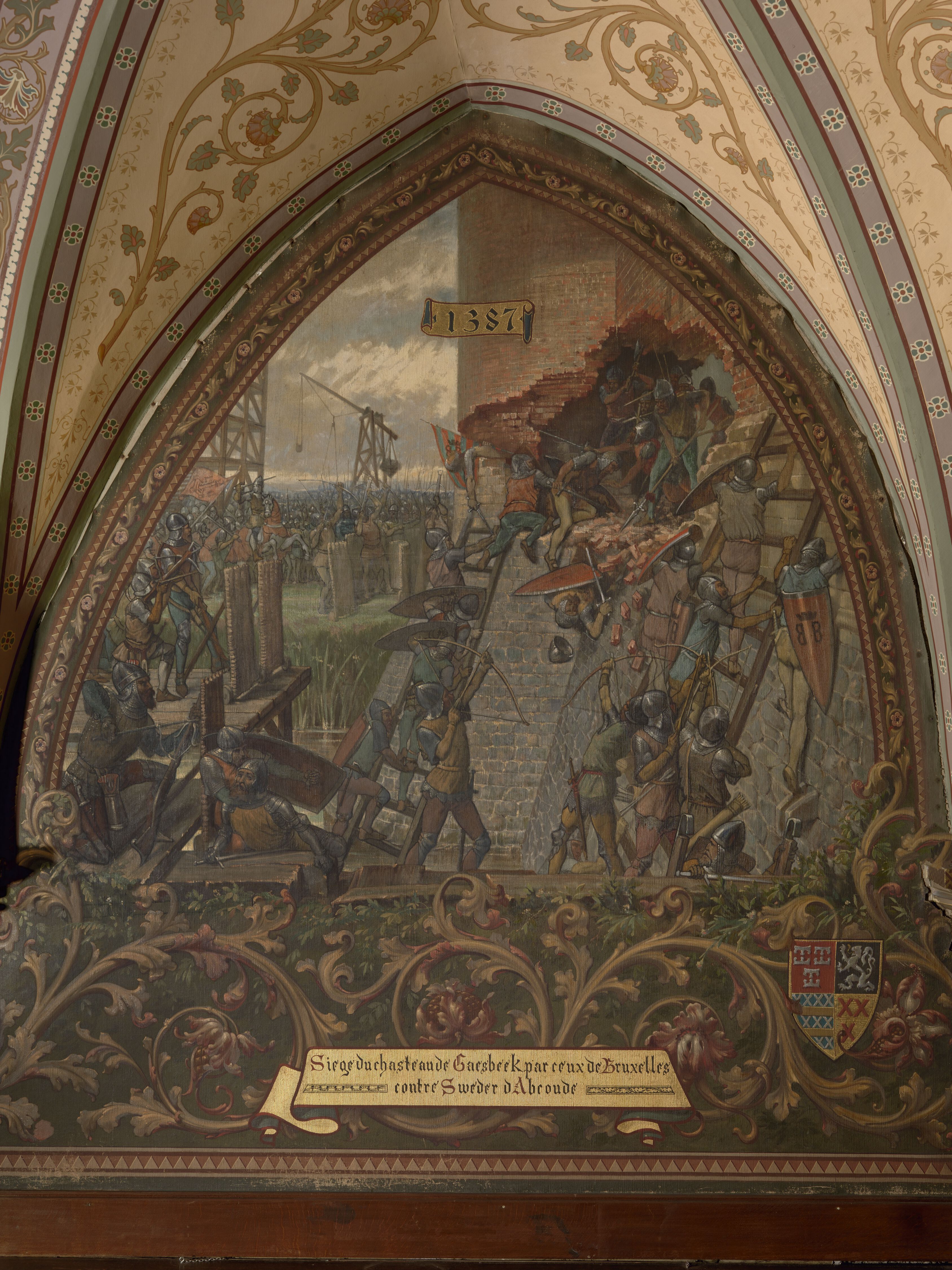 Gaasbeek sieged by Brussels soldiers