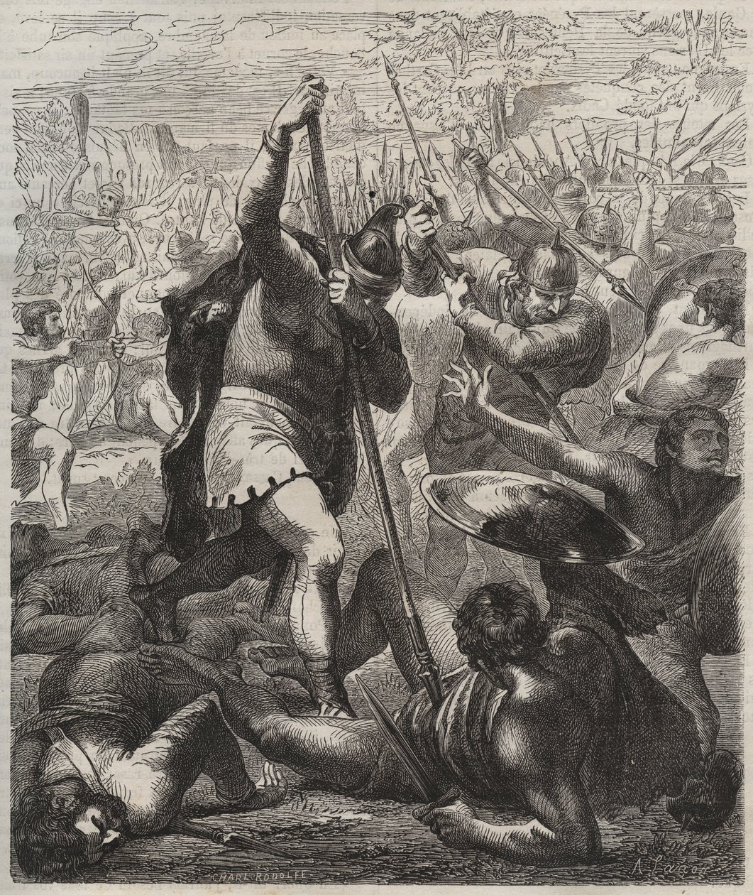 Pelagius the Conqueror, King of Asturias Triumphant Against the Saracens