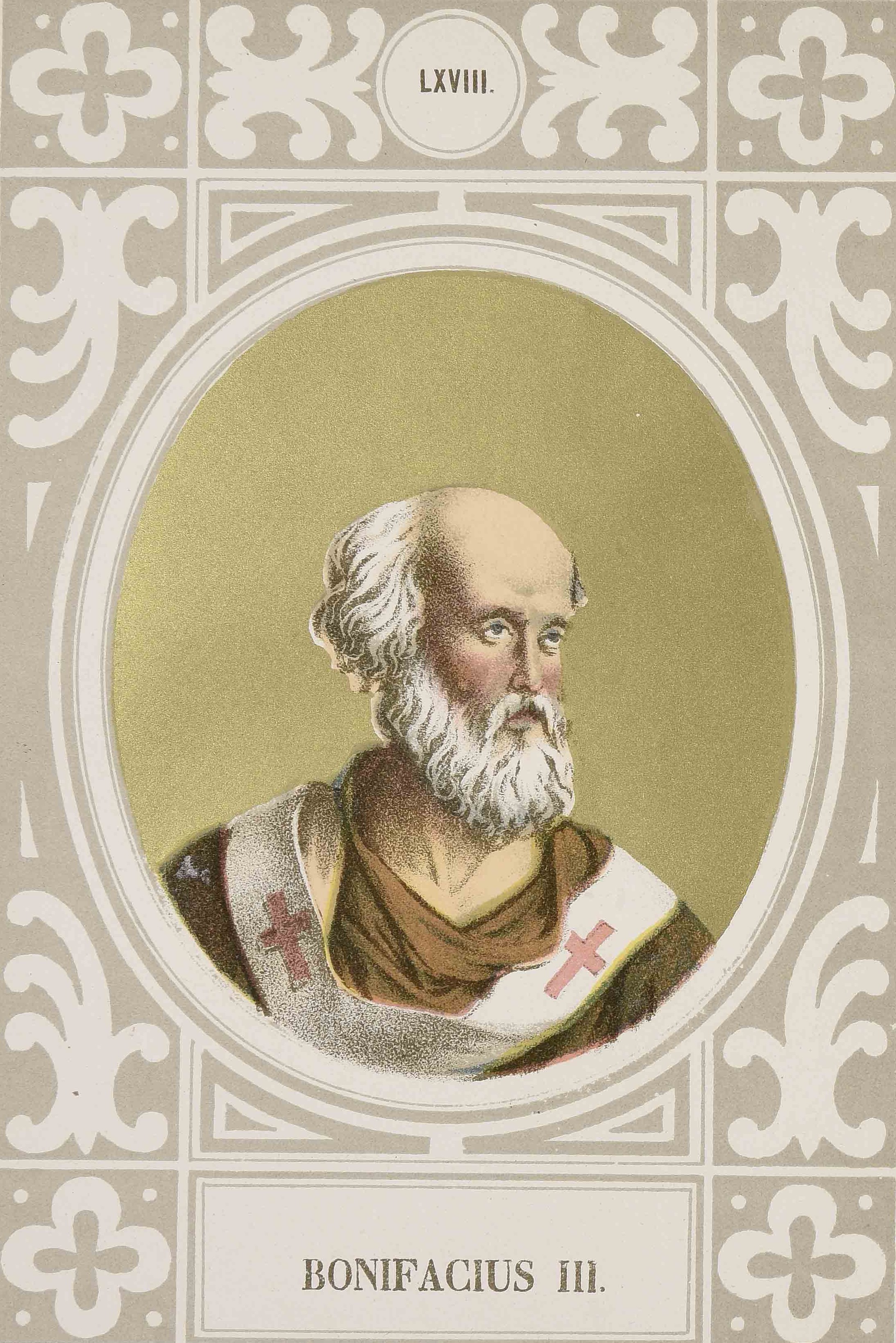 to 607-11-12 Pope Boniface III