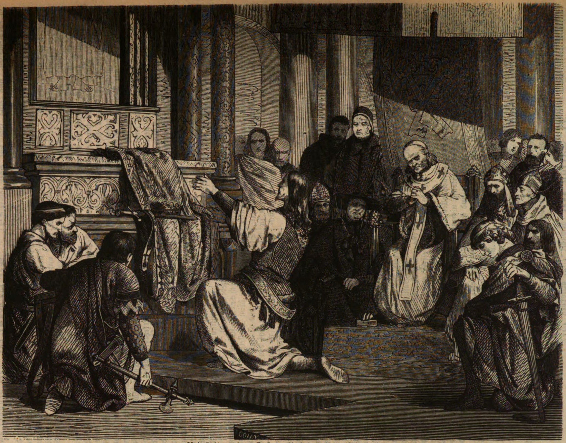 King Liutprand at the grave of Apostle Peter