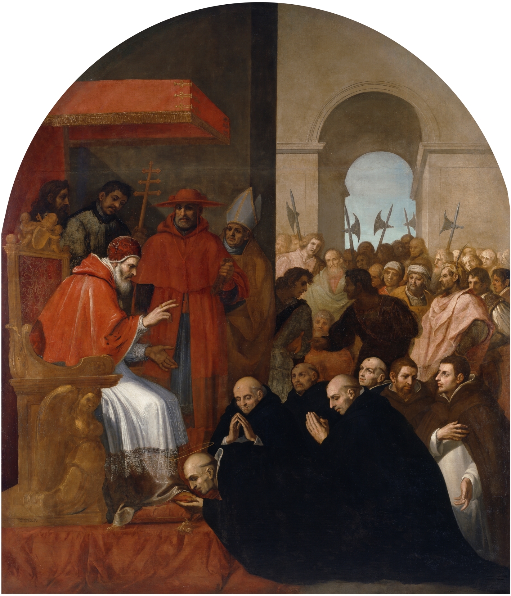 Saint Bruno and his Companions before Urban II