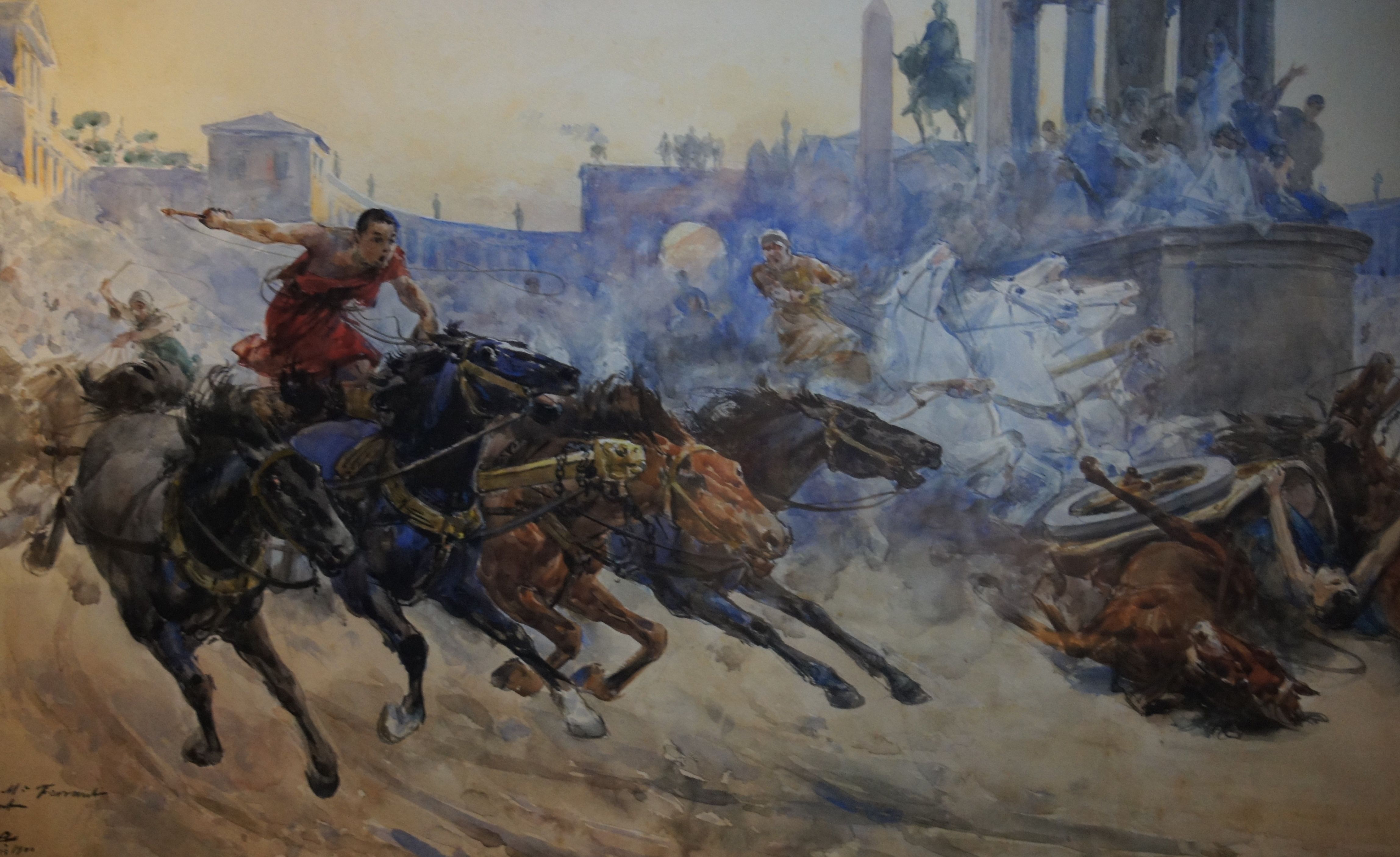 Roman Chariot Race