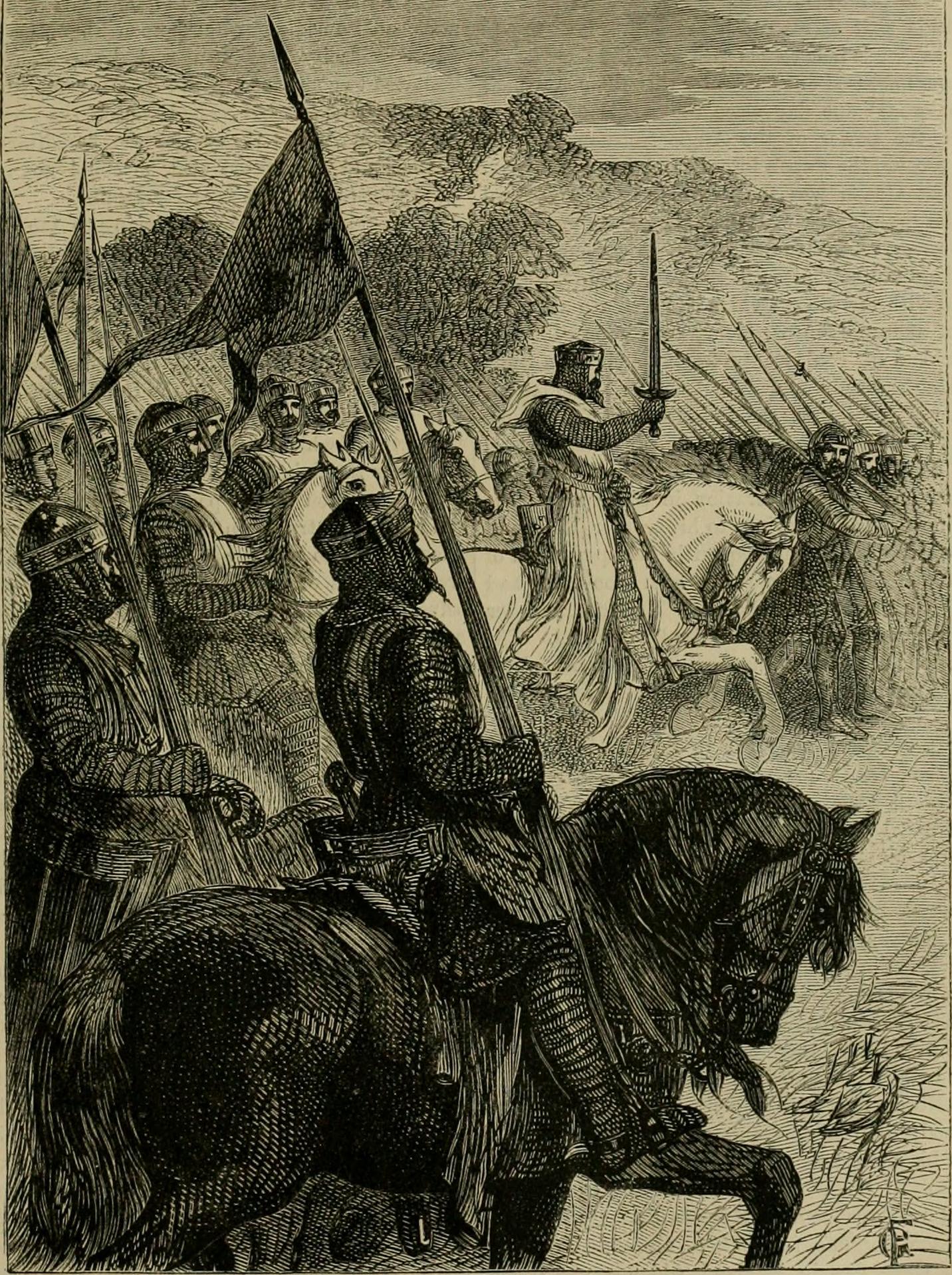 Becket at the head of Seven Hundred Knights