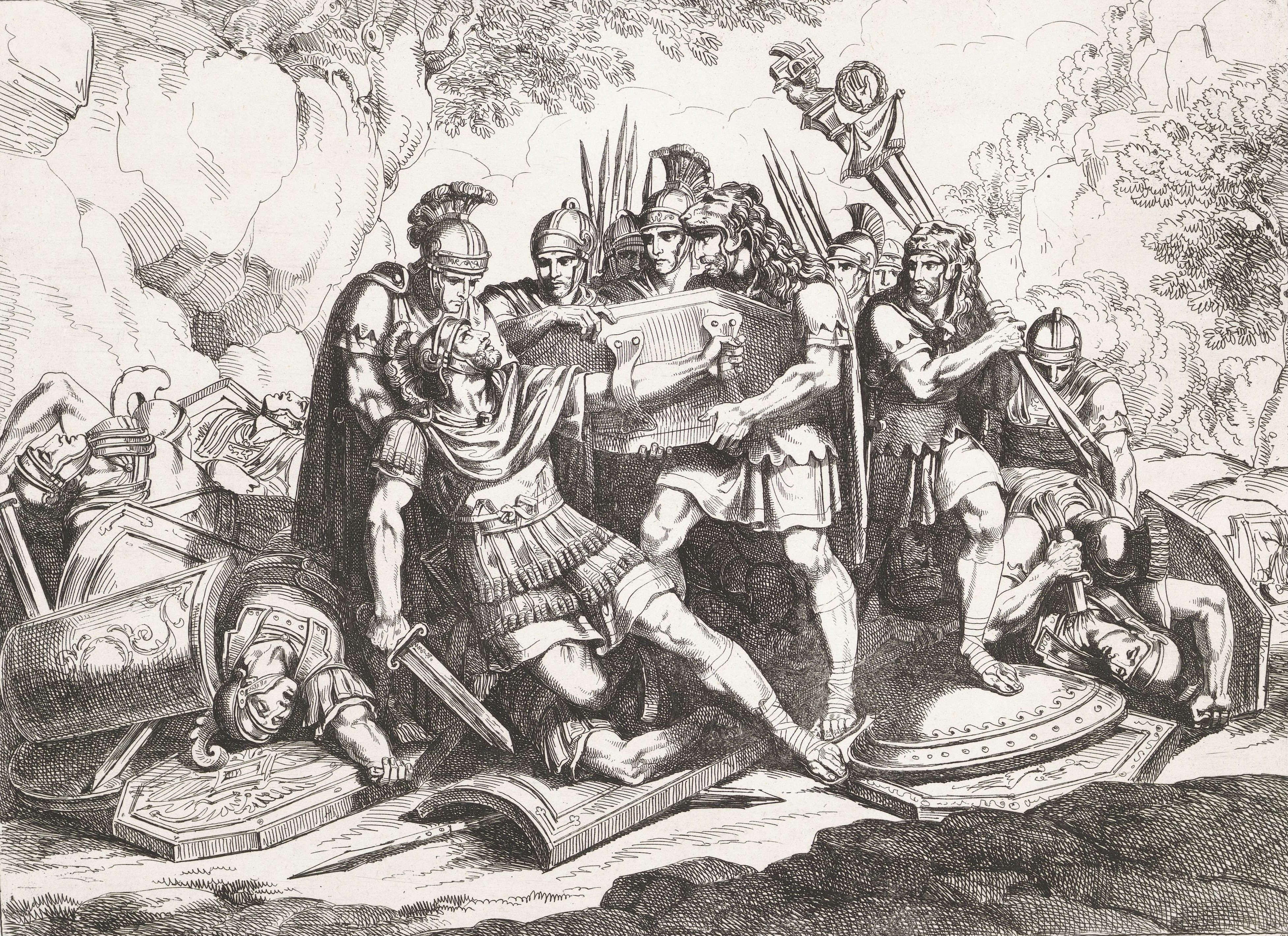 Dying Calpurnius Flamma found