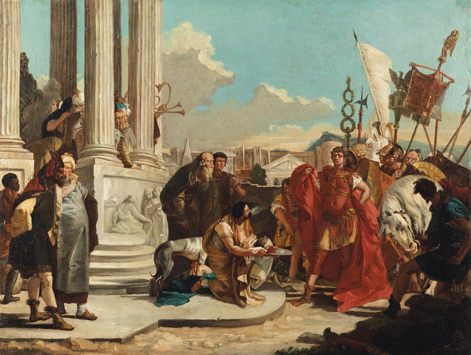 Caesar with Pompey's head