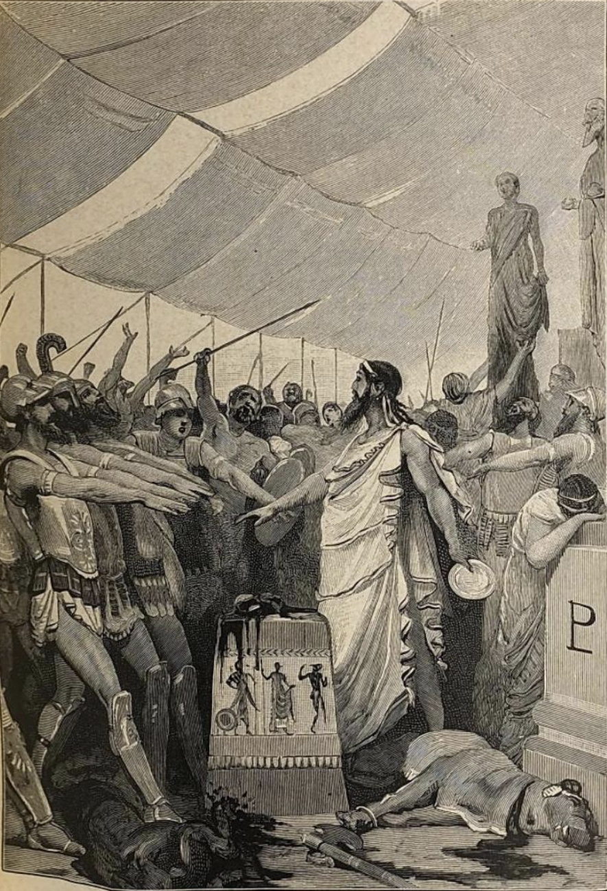 The Samnites swear to sacrifice themselves for the freedom of their country