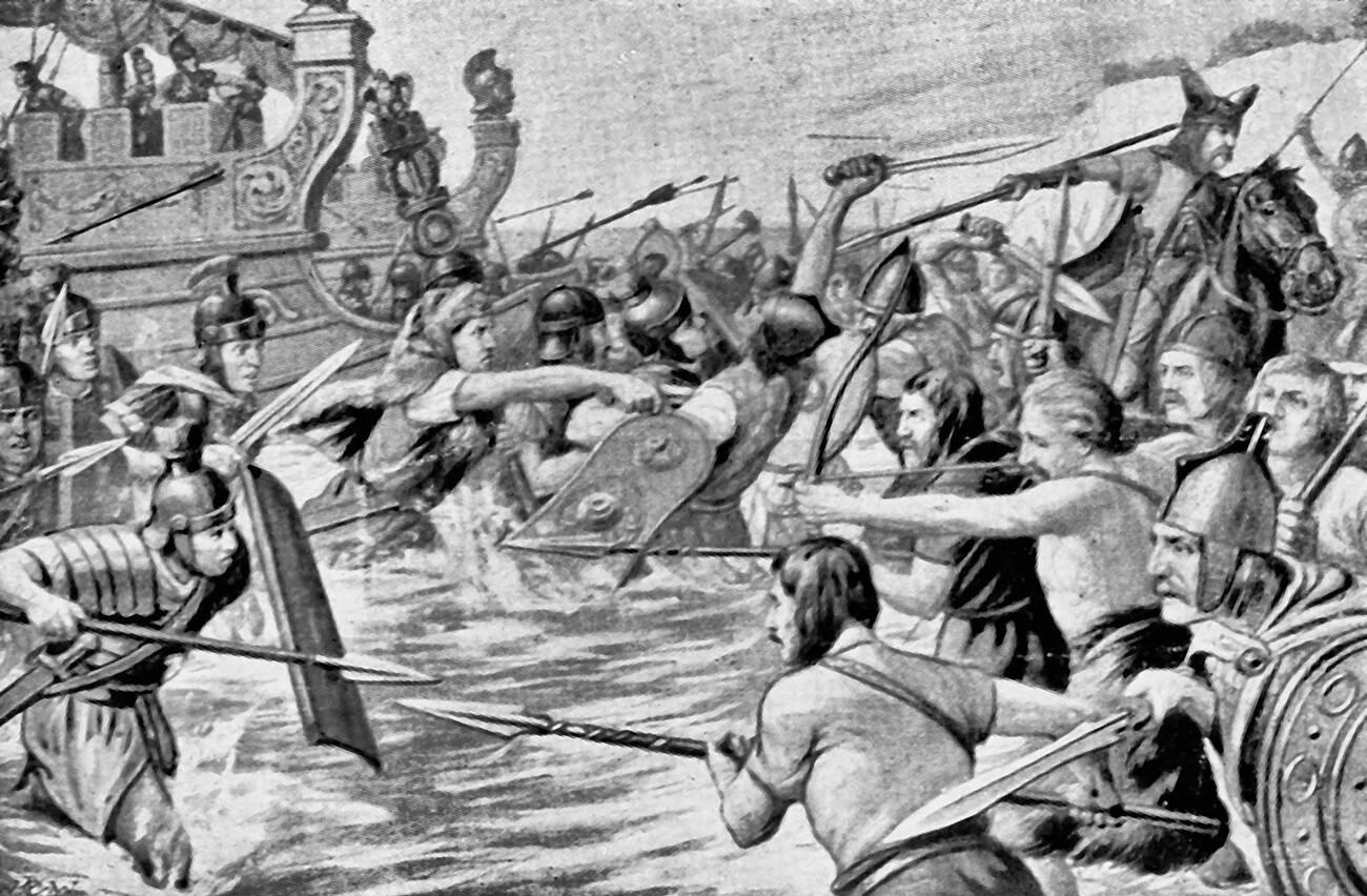 Caesar Lands In Kent
