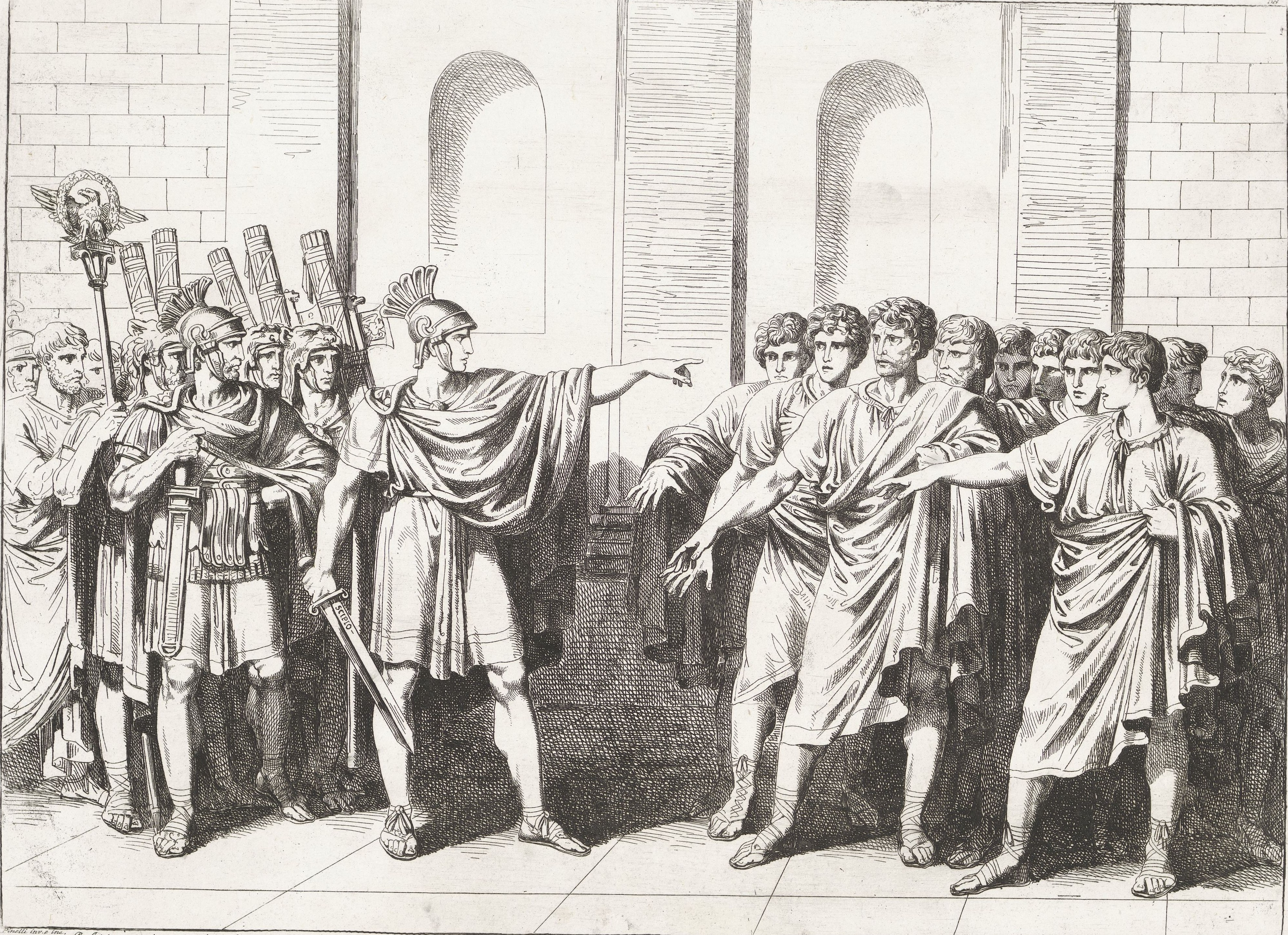 Scipio visits Lucius Caecilius Metellus