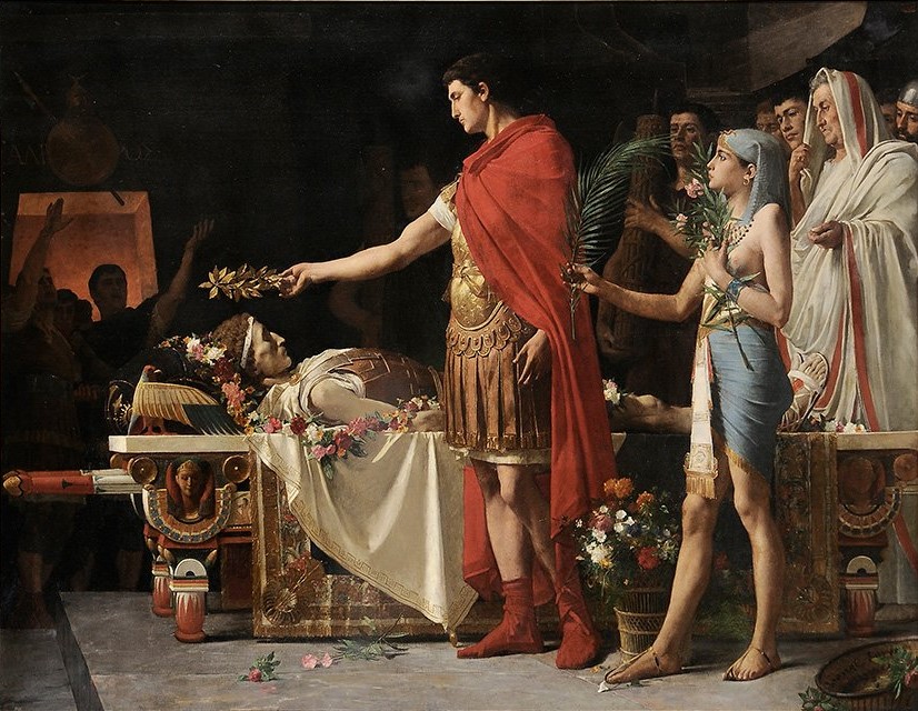 August Before the Tomb of Alexander the Great