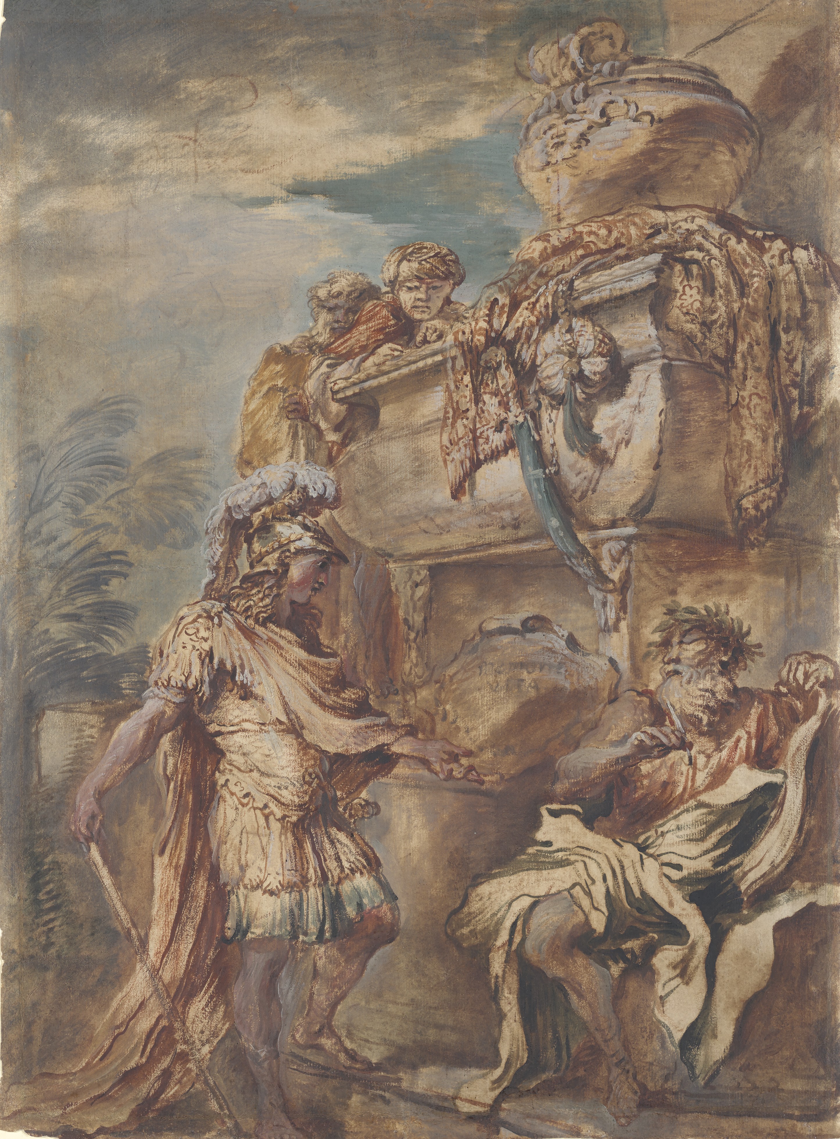 Alexander at the Tomb of Cyrus