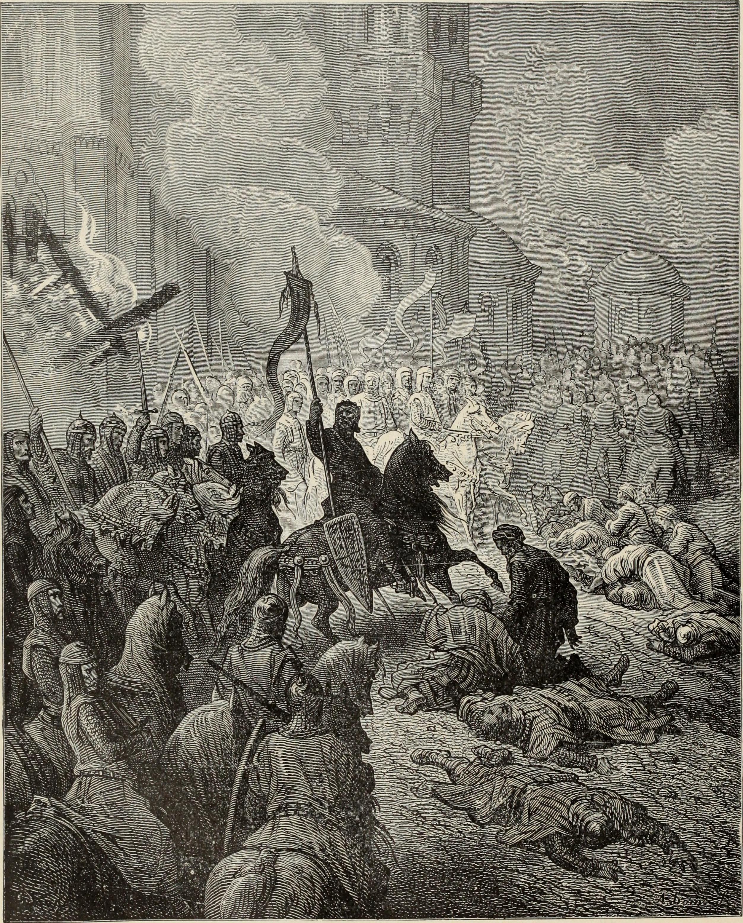 The Crusaders Enter Constantinople