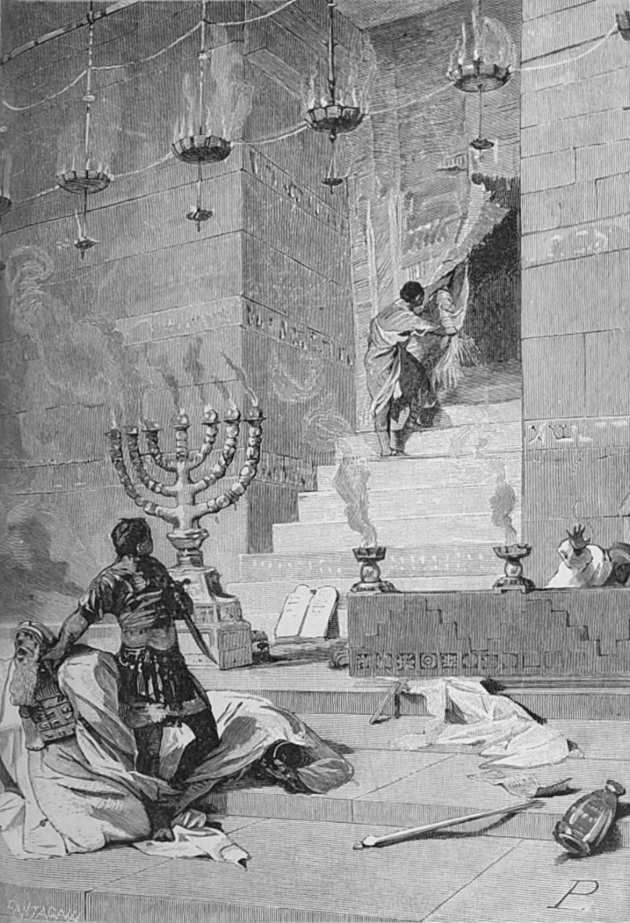 Pompey in the Holy of Holies in Jerusalem