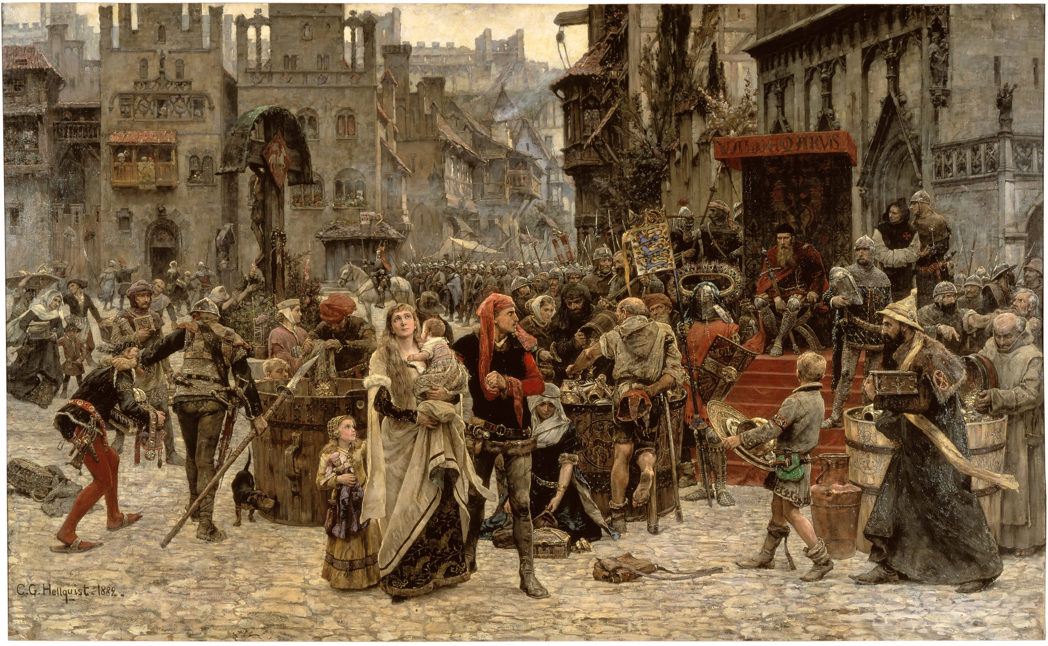 Valdemar Atterdag Holding Visby to Ransom, Carl Gustaf Hellqvist