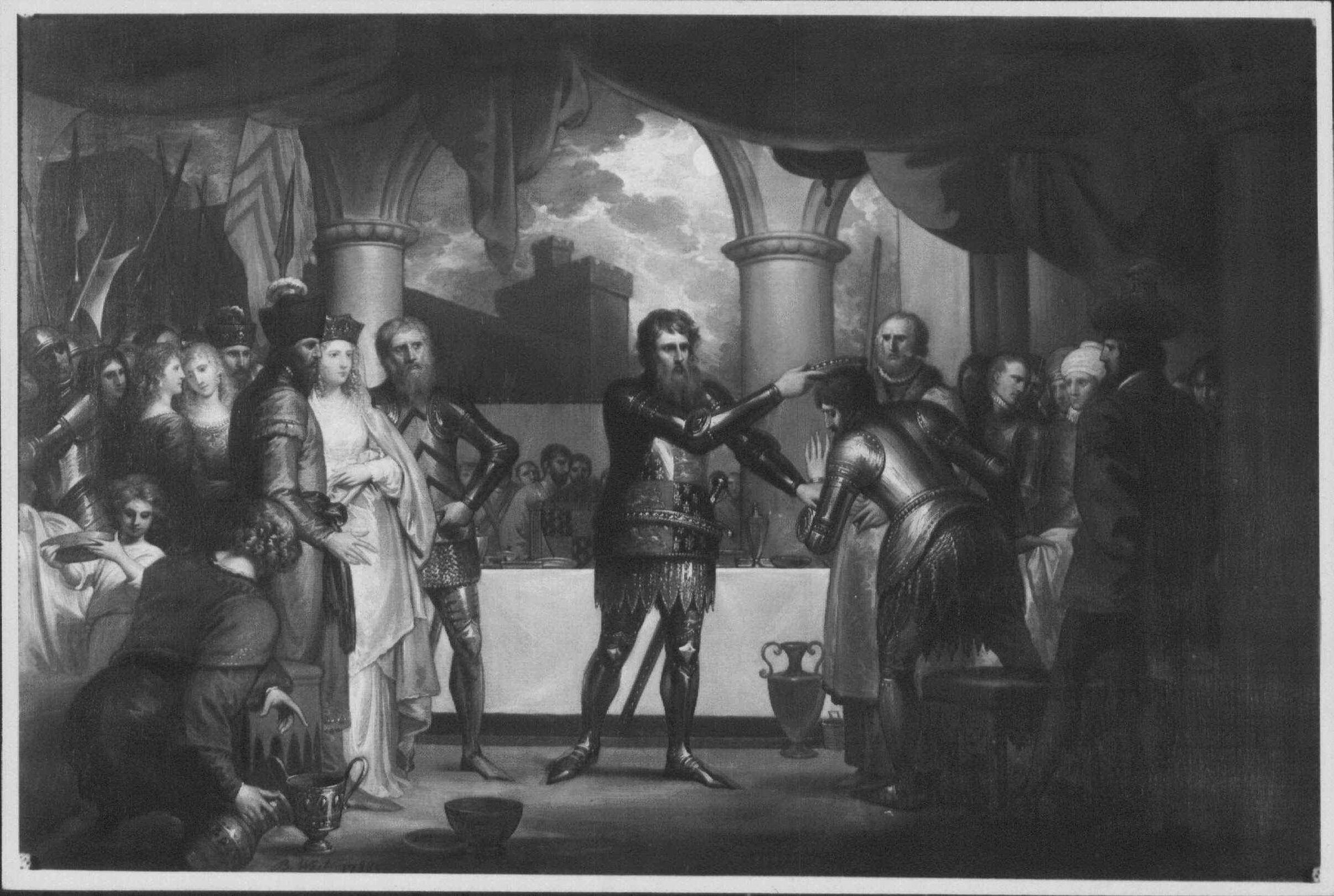Edward III Entertaining his Prisoners