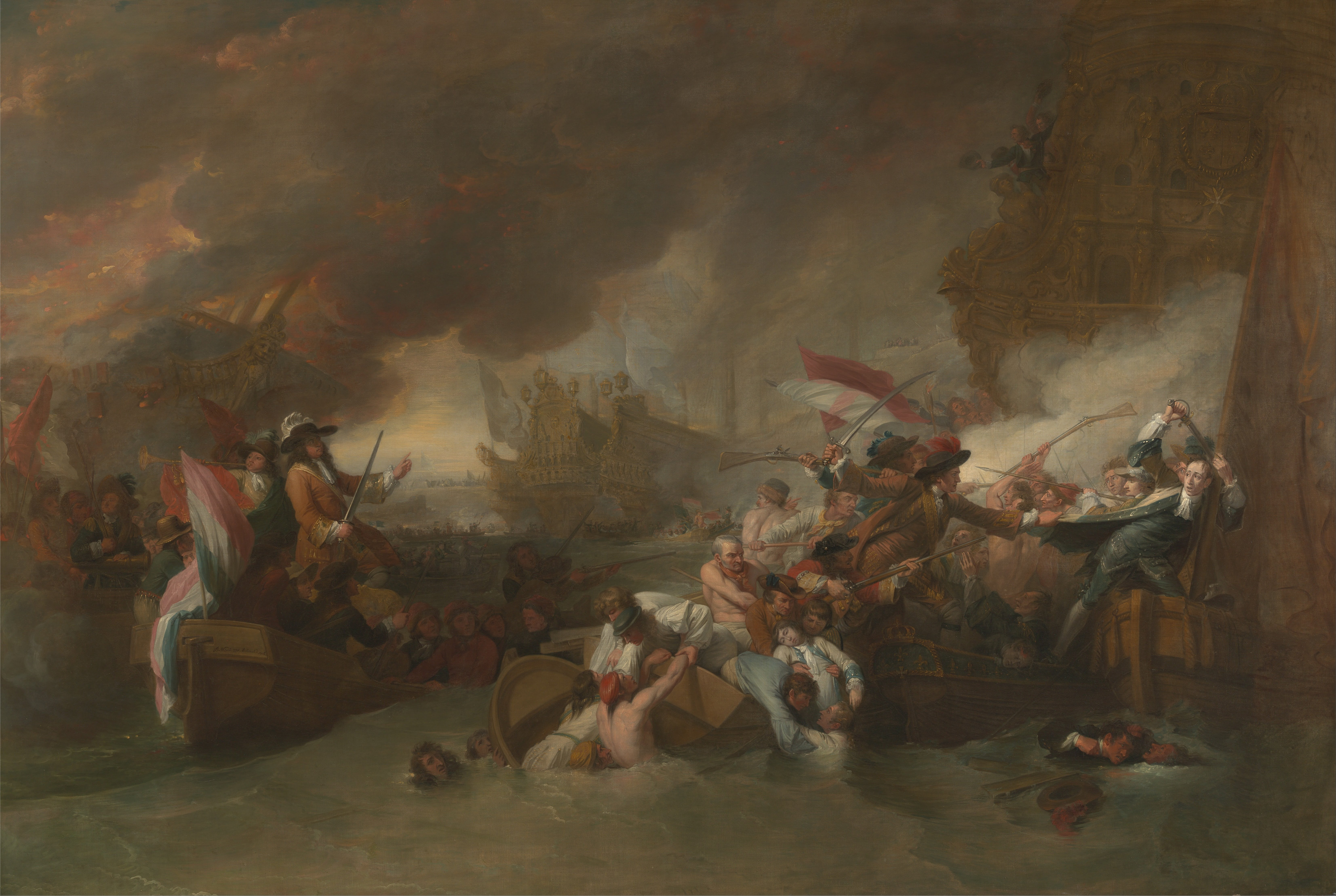 The Battle of La Hogue
