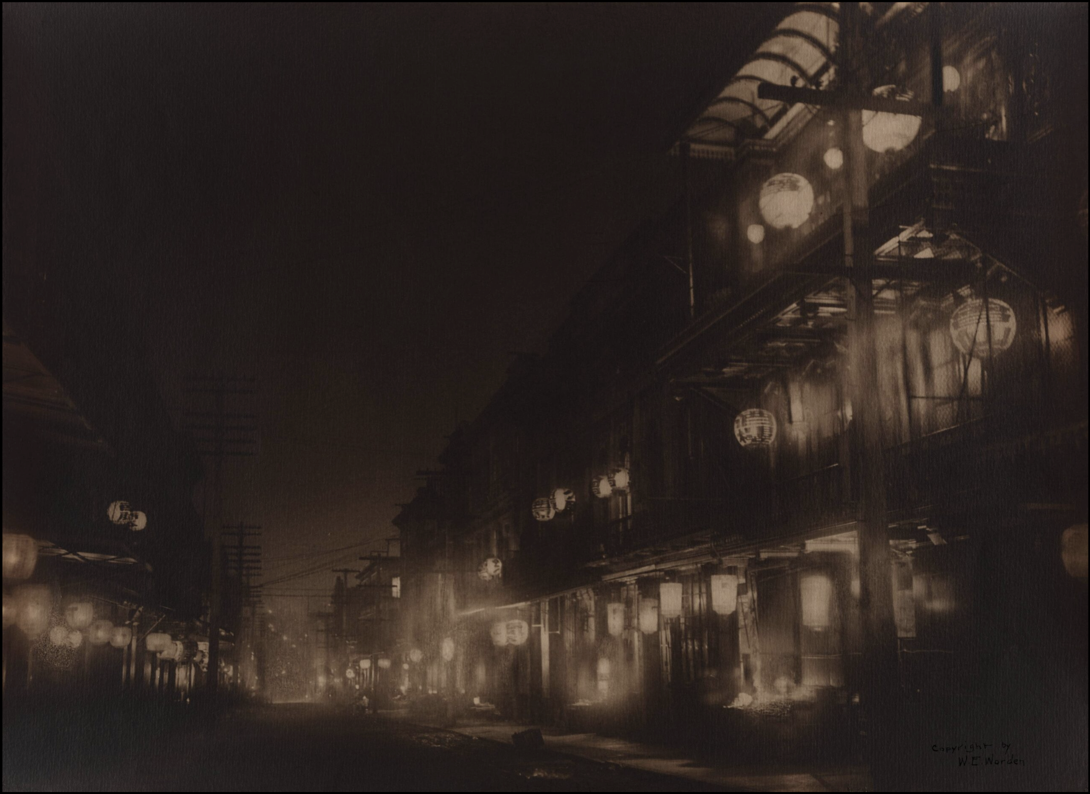 G.A.R. Illumination in Chinatown, San Francisco1903 Willard E. Worden