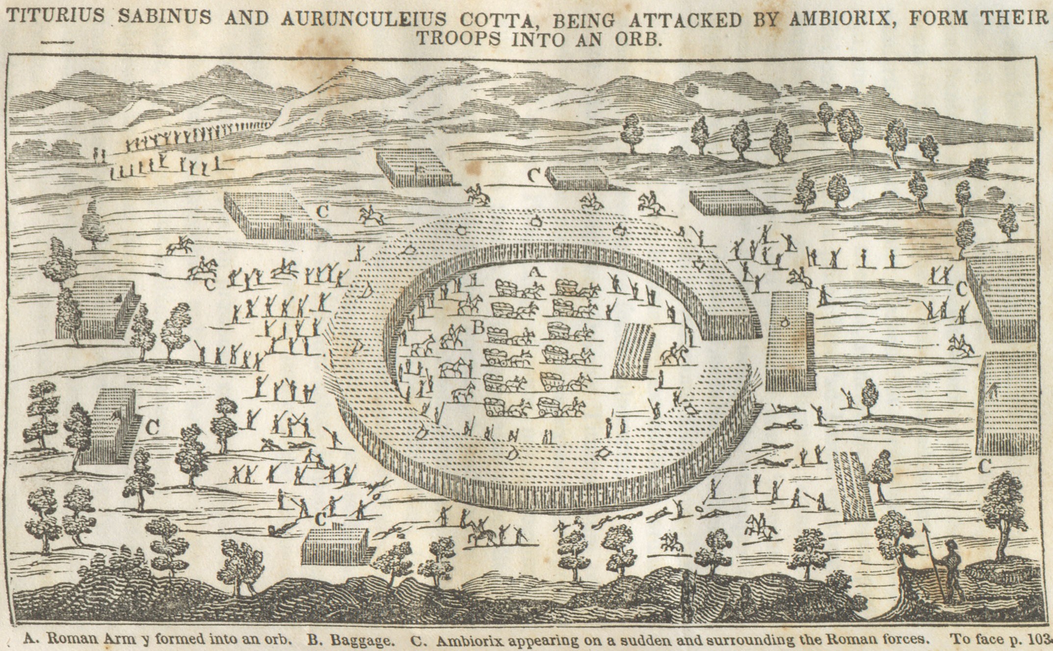 Ambush on Sabinus and Cotta's forces by Ambiorix