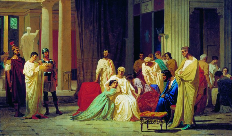 Reading the Death Sentence to Thrasea Paetus