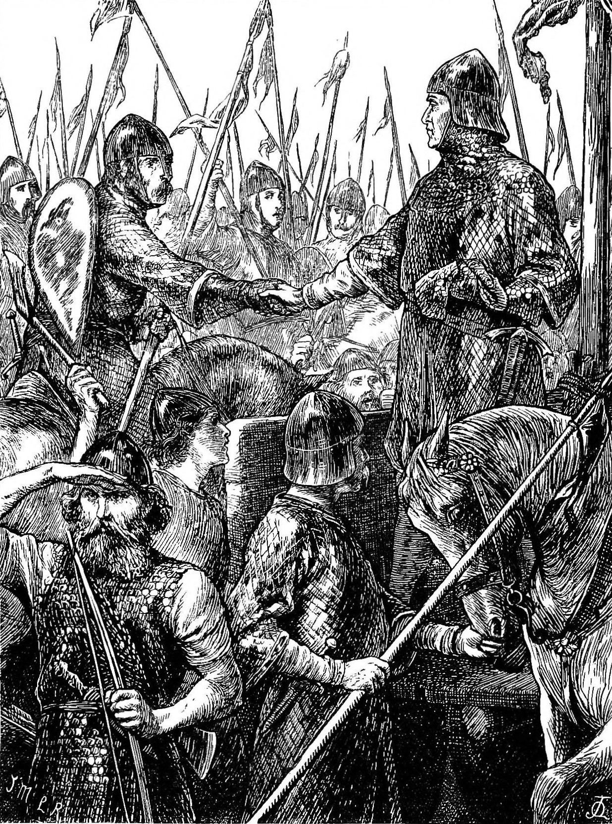 Walter L'Espec and Earl of Albermarle, battle of the Standard