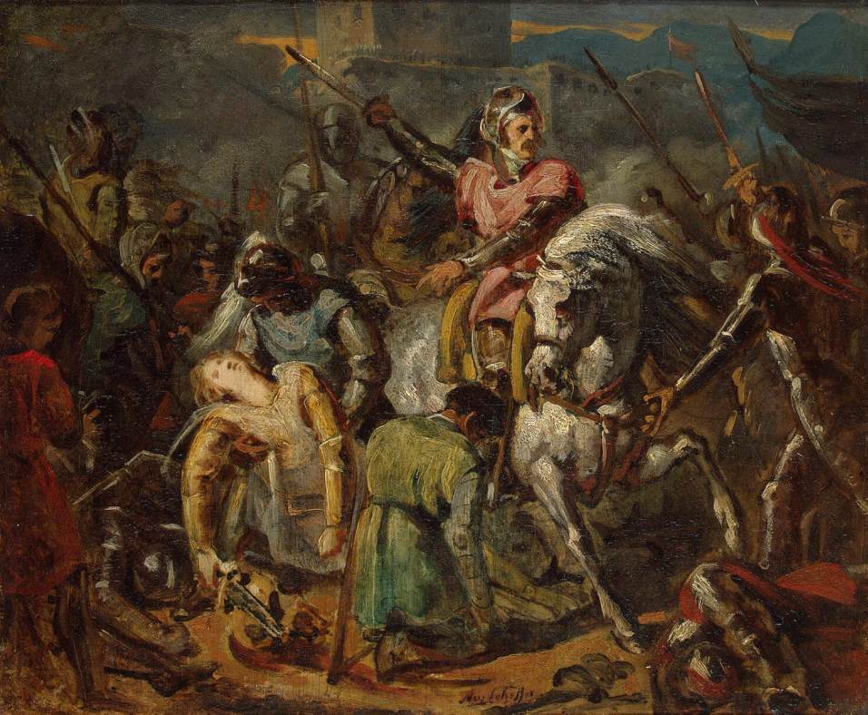 Death of Gaston de Foix in the Battle of Ravenna