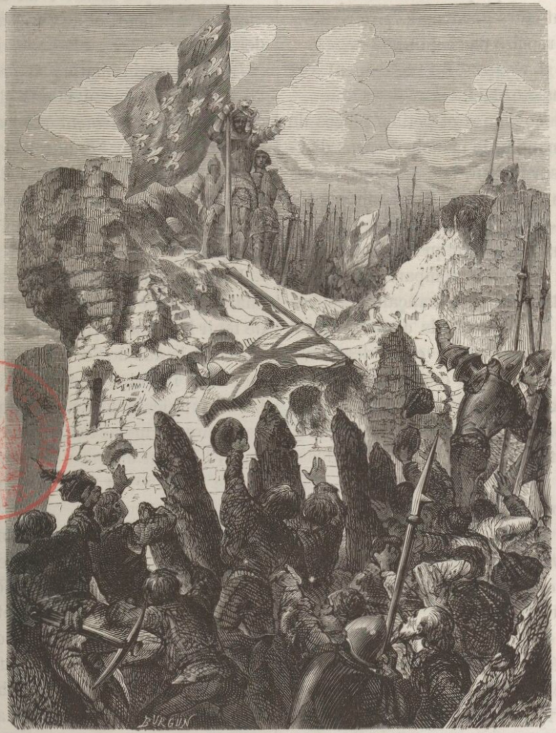 Victorious French after the siege of Rouen