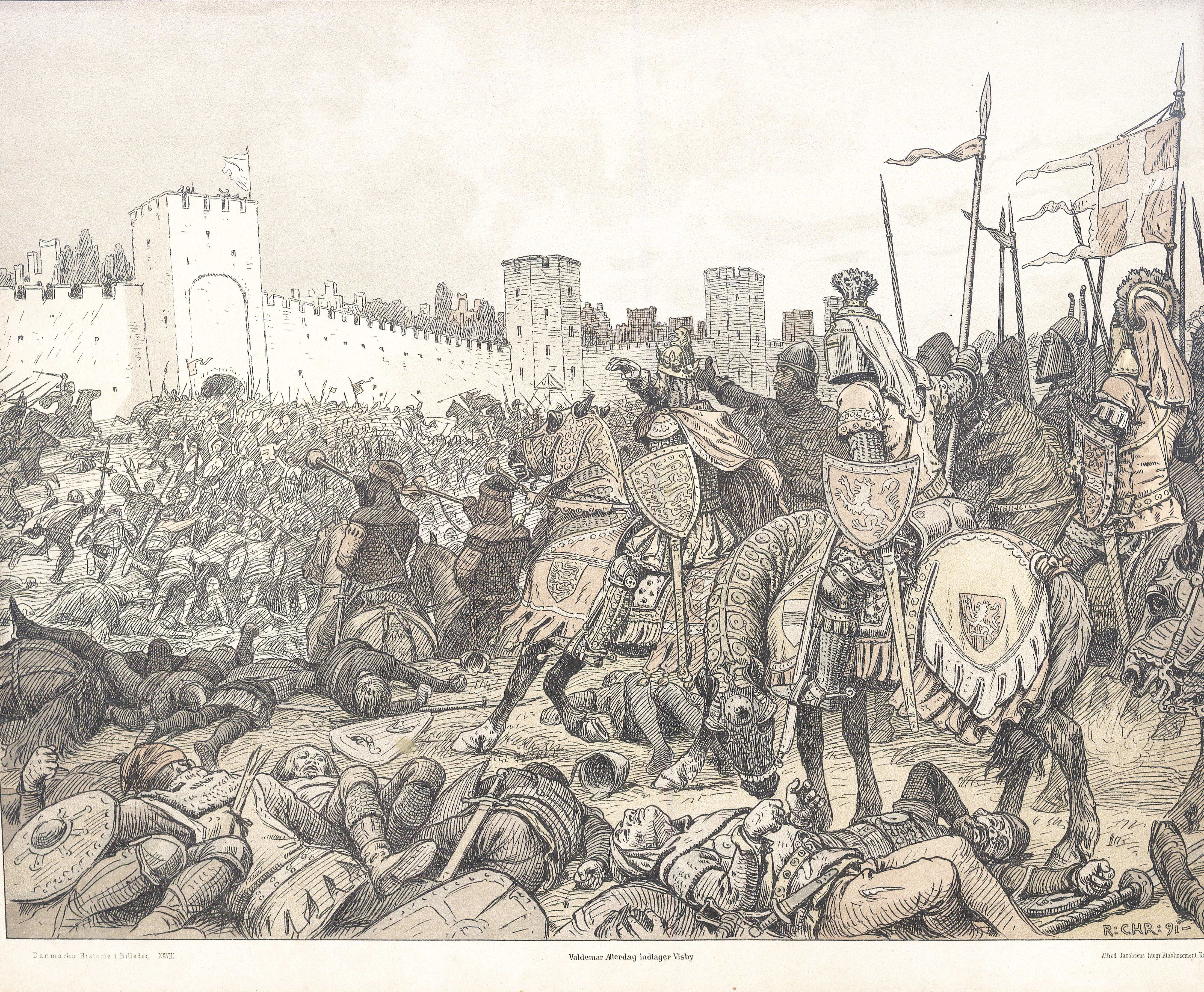 Valdemar Atterdag captured Visby