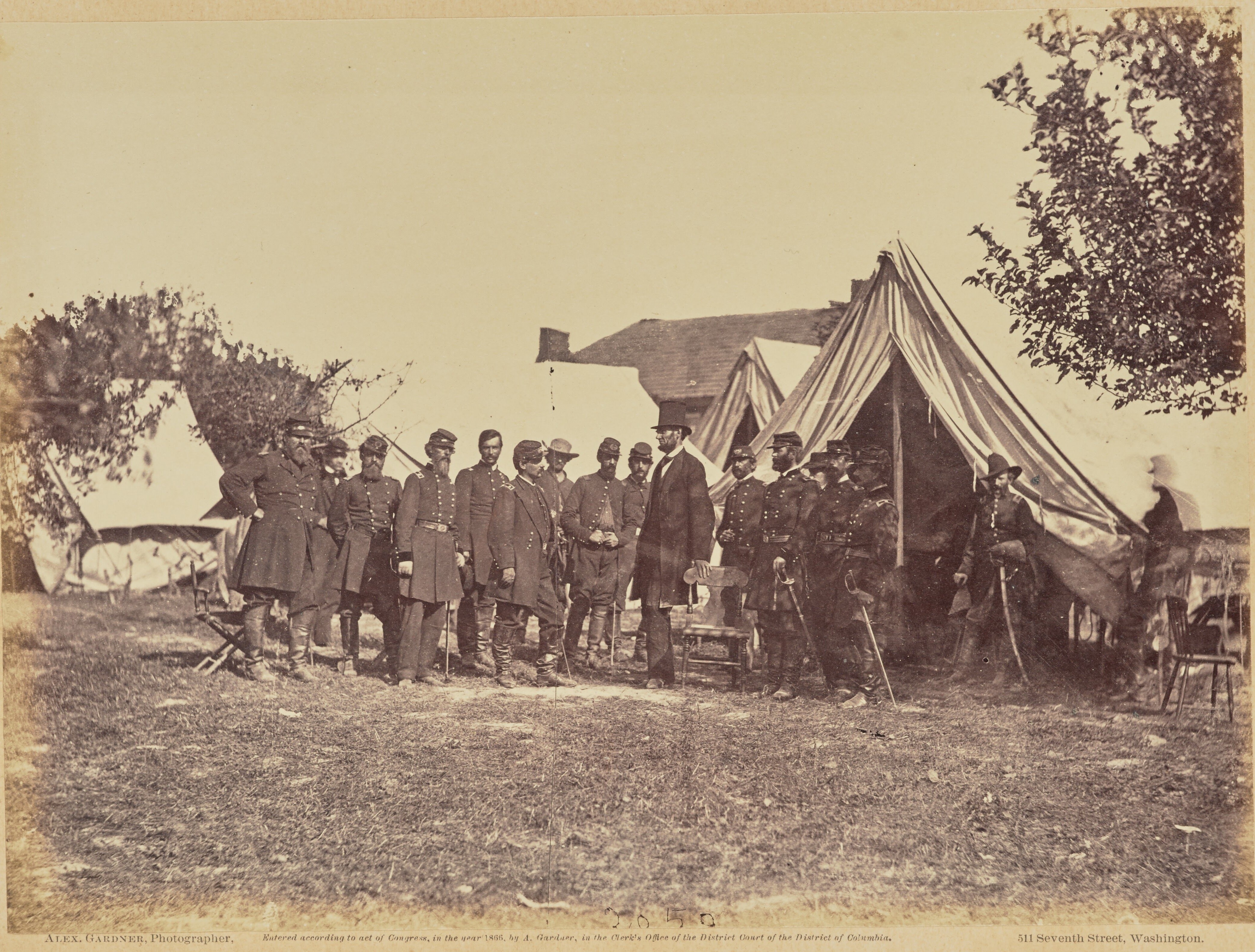 President Lincoln on Battle-Field of Antietam
