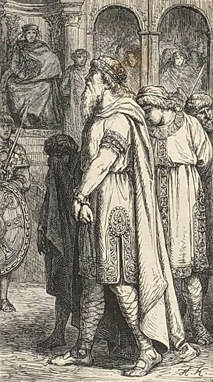 King Gelimer captured by Belisarius