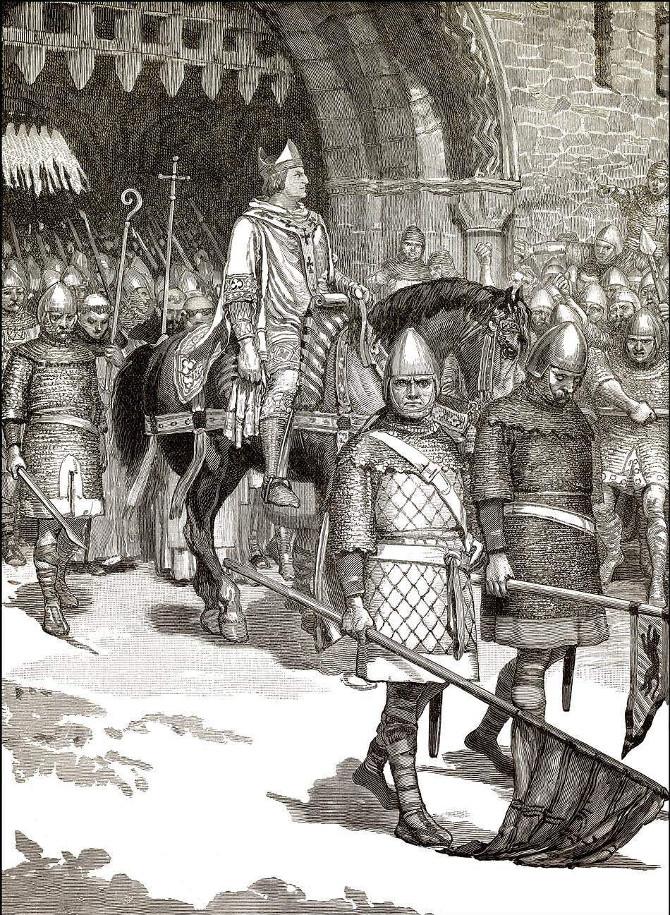 Departure of bishop Odo from Rochester