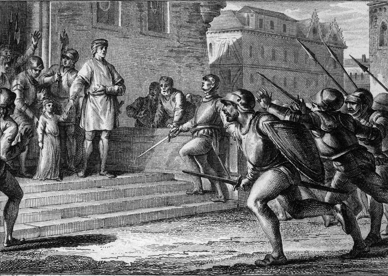 Popular Revolt in Rouen, Normany