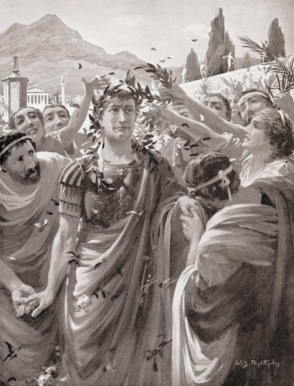 Flamininus at the Isthmian Games in Corinth