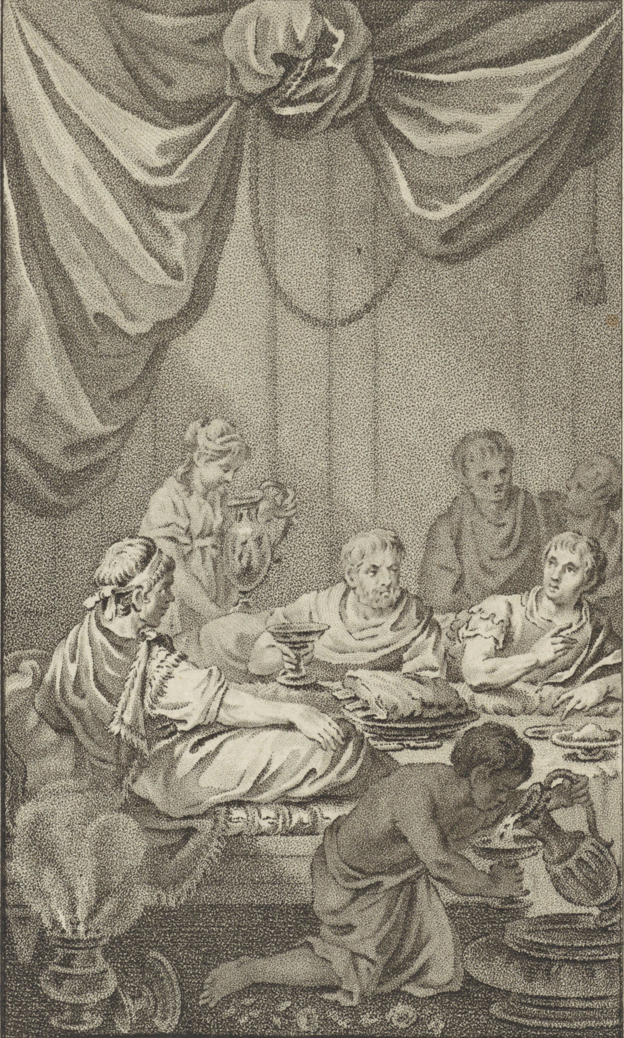 Scipio and Hasdrubal at the meal