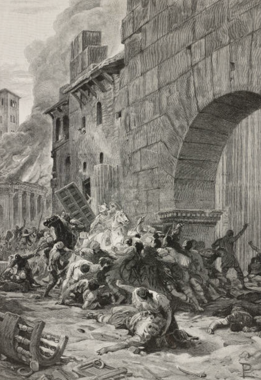 The Normans sacking Rome