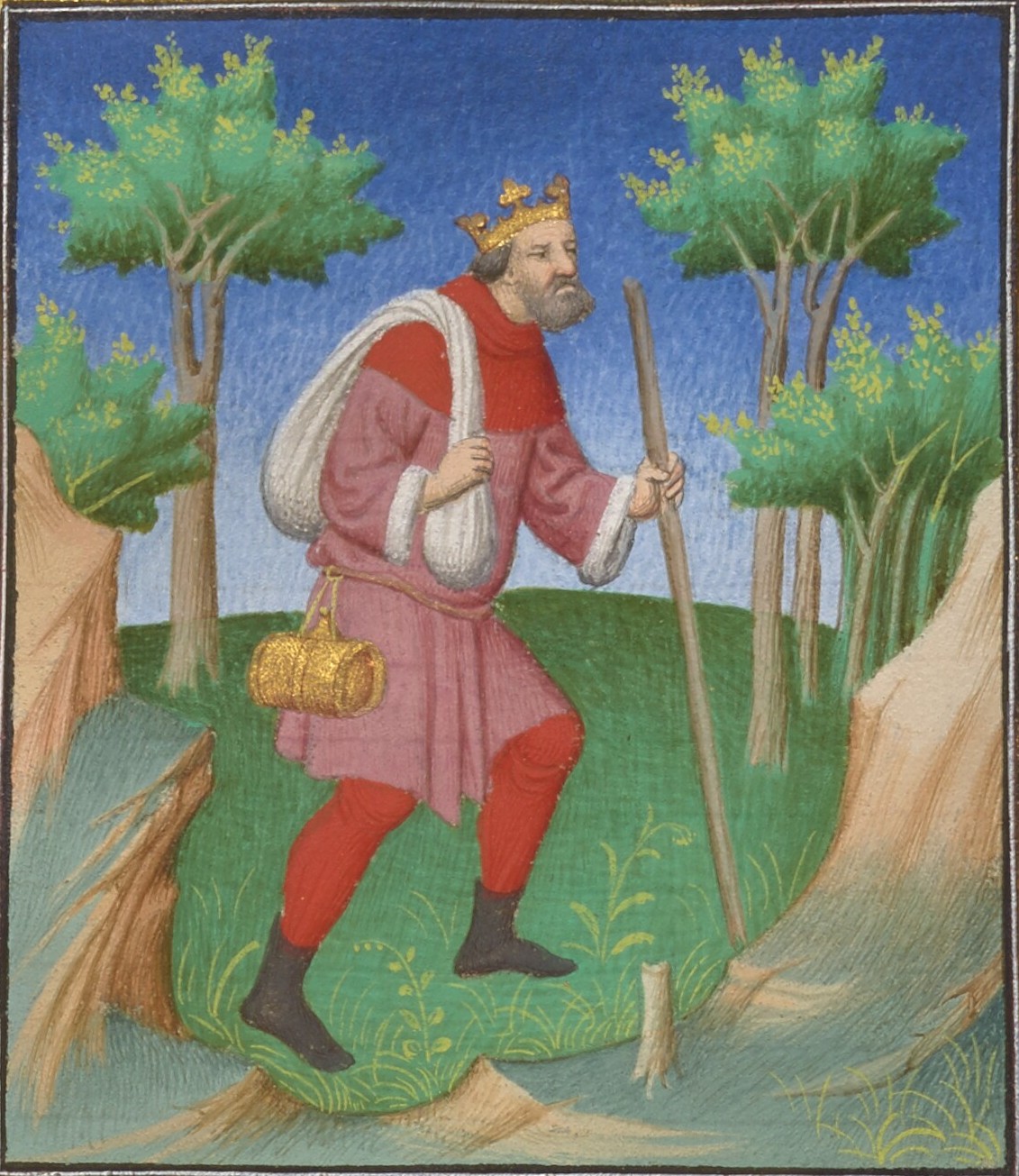 Prusias II, King of Bithynia, Reduced to Begging