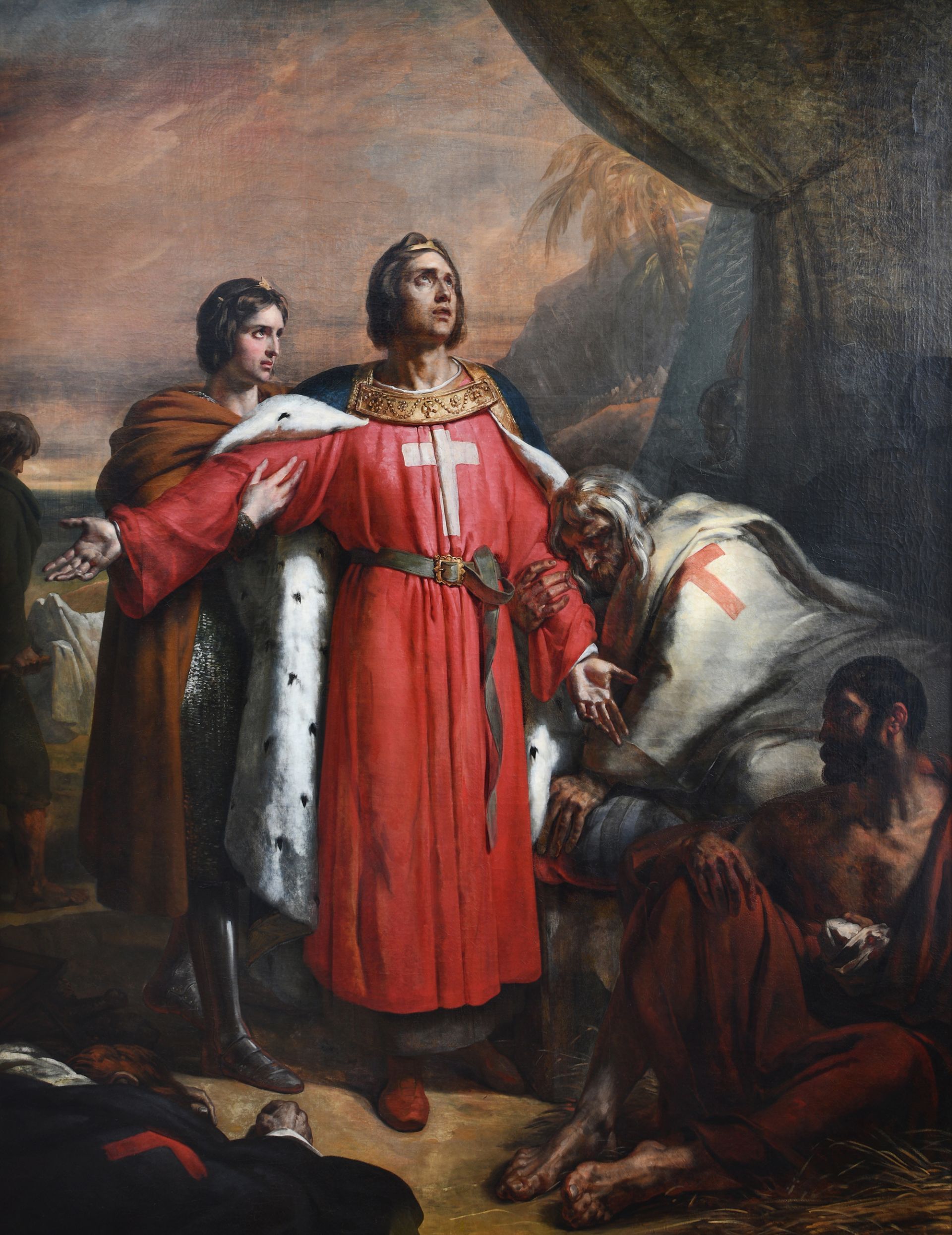 Saint Louis visiting the plague victims