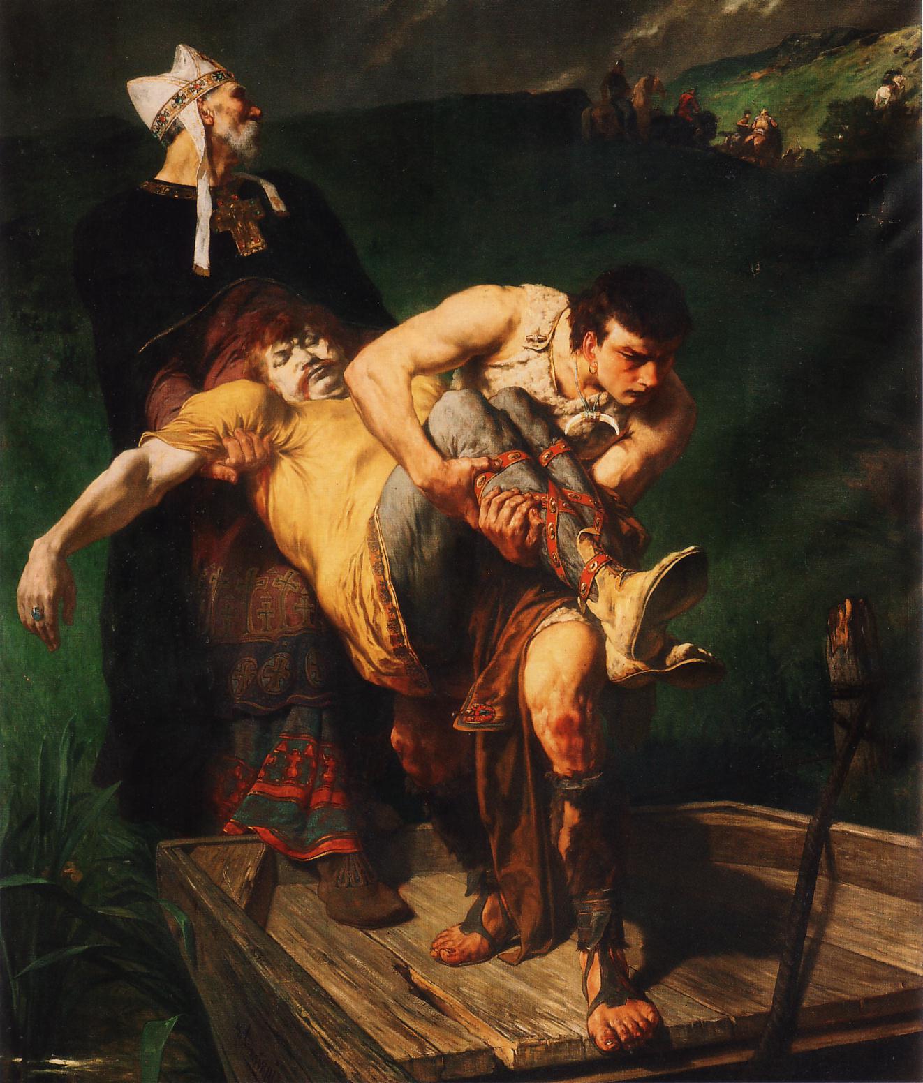 Death of Chilpéric