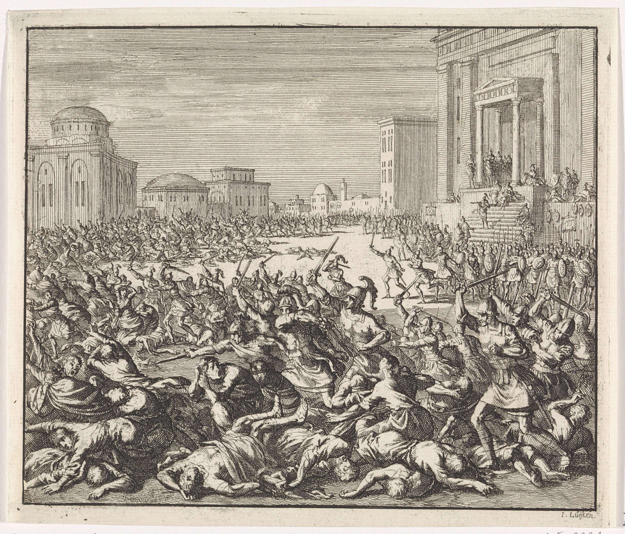 Emperor Theodosius I had seven thousand residents of Thessaloniki massacred