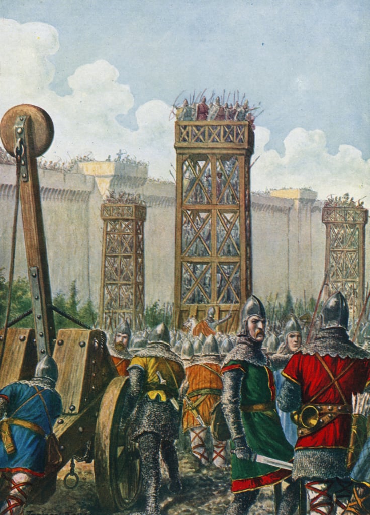 Byzantine General Belisarius conquering Rome