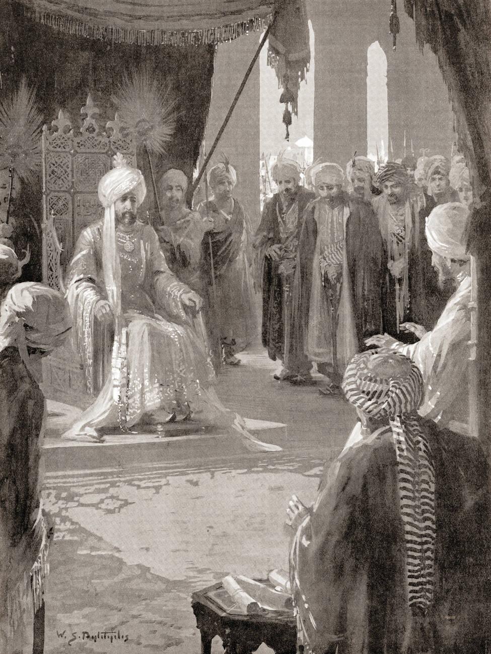 The Exilarch, of the Diaspora Jewish in Babylon following the deportation of King Jeconiah and his court into Babylonian exile after fall of Jerusalem