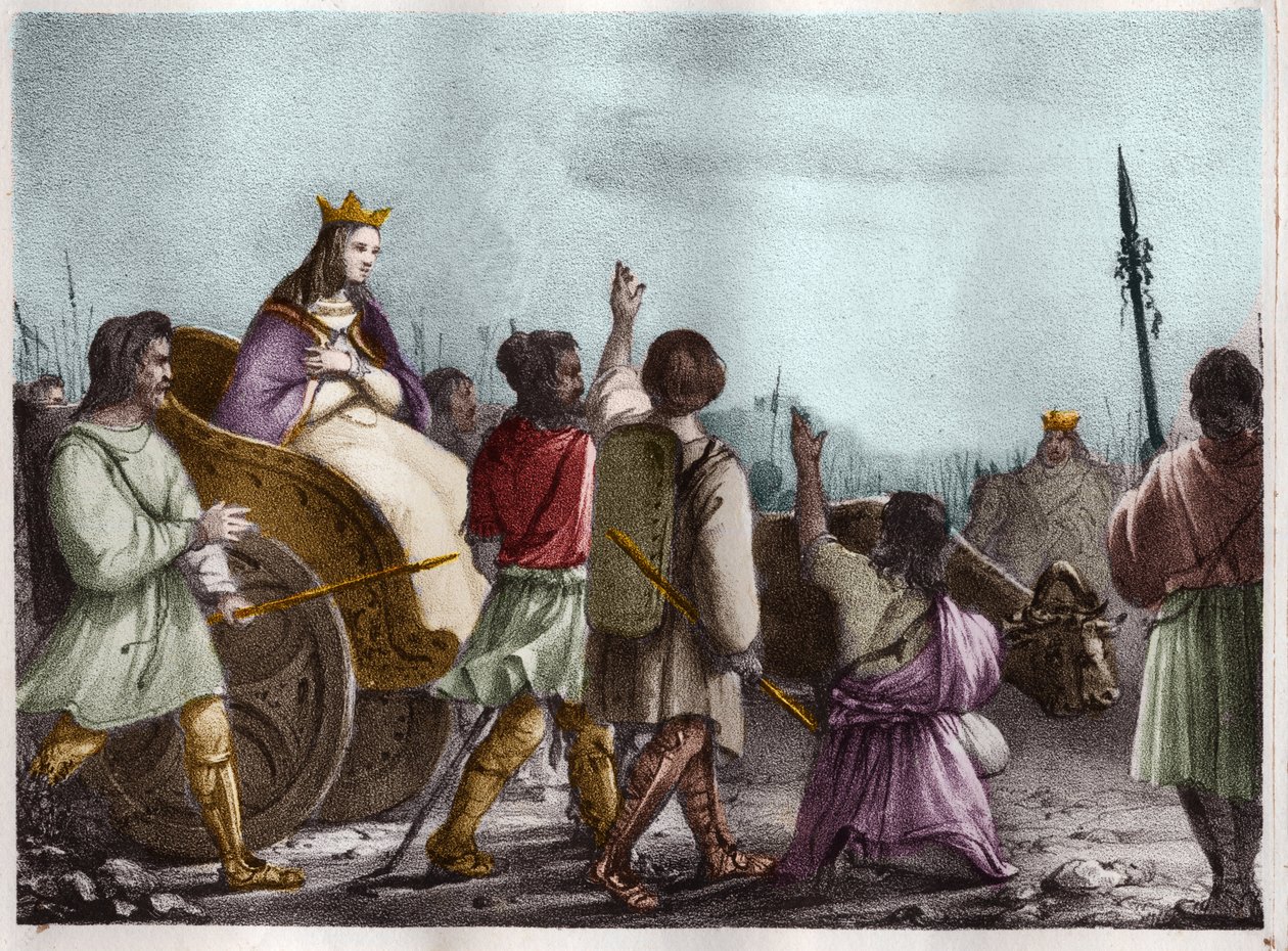 Saint Clotilde, Queen of the Francs, Wife of Clovis 1st