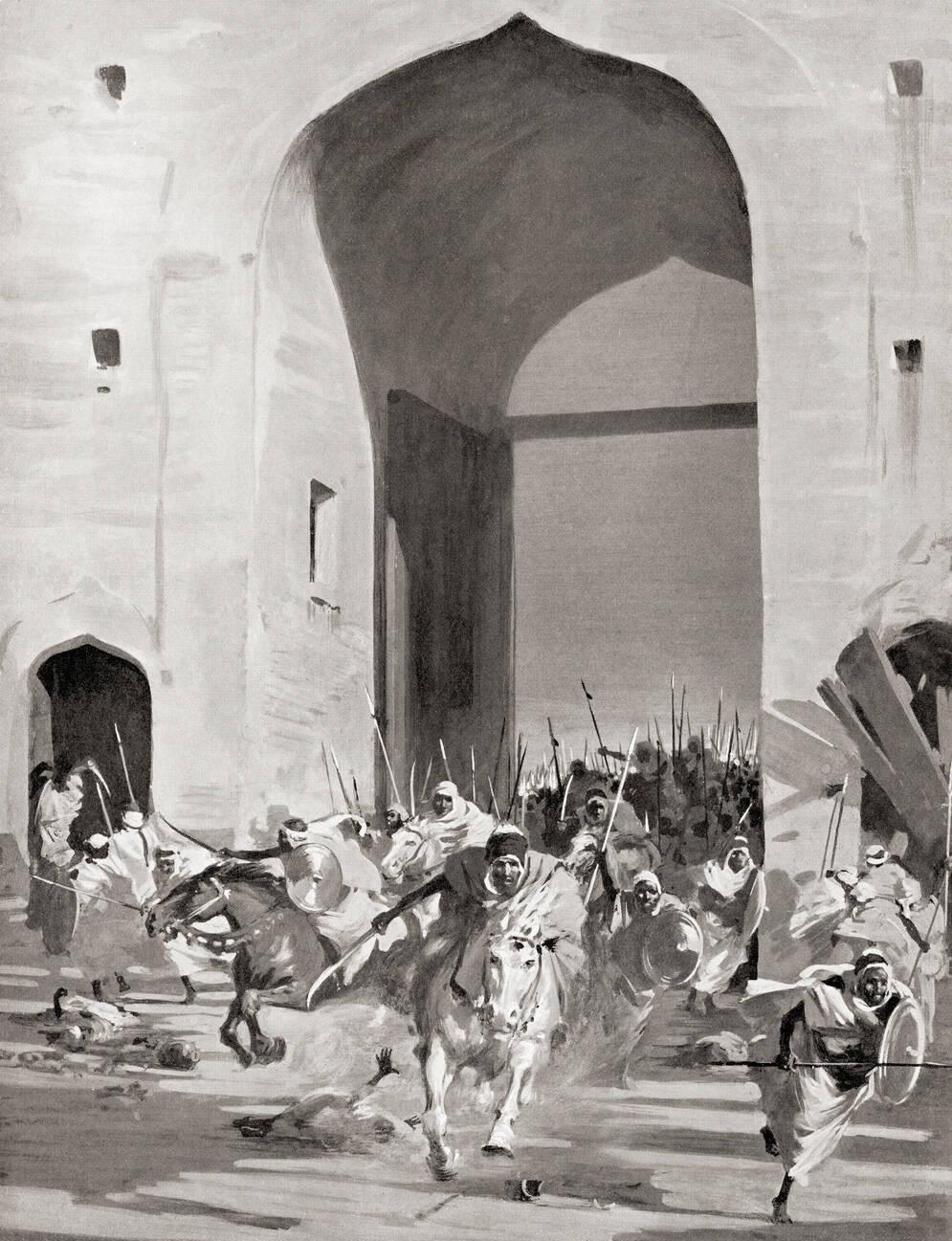 The Arab conquest of the fortified city of Laodicea