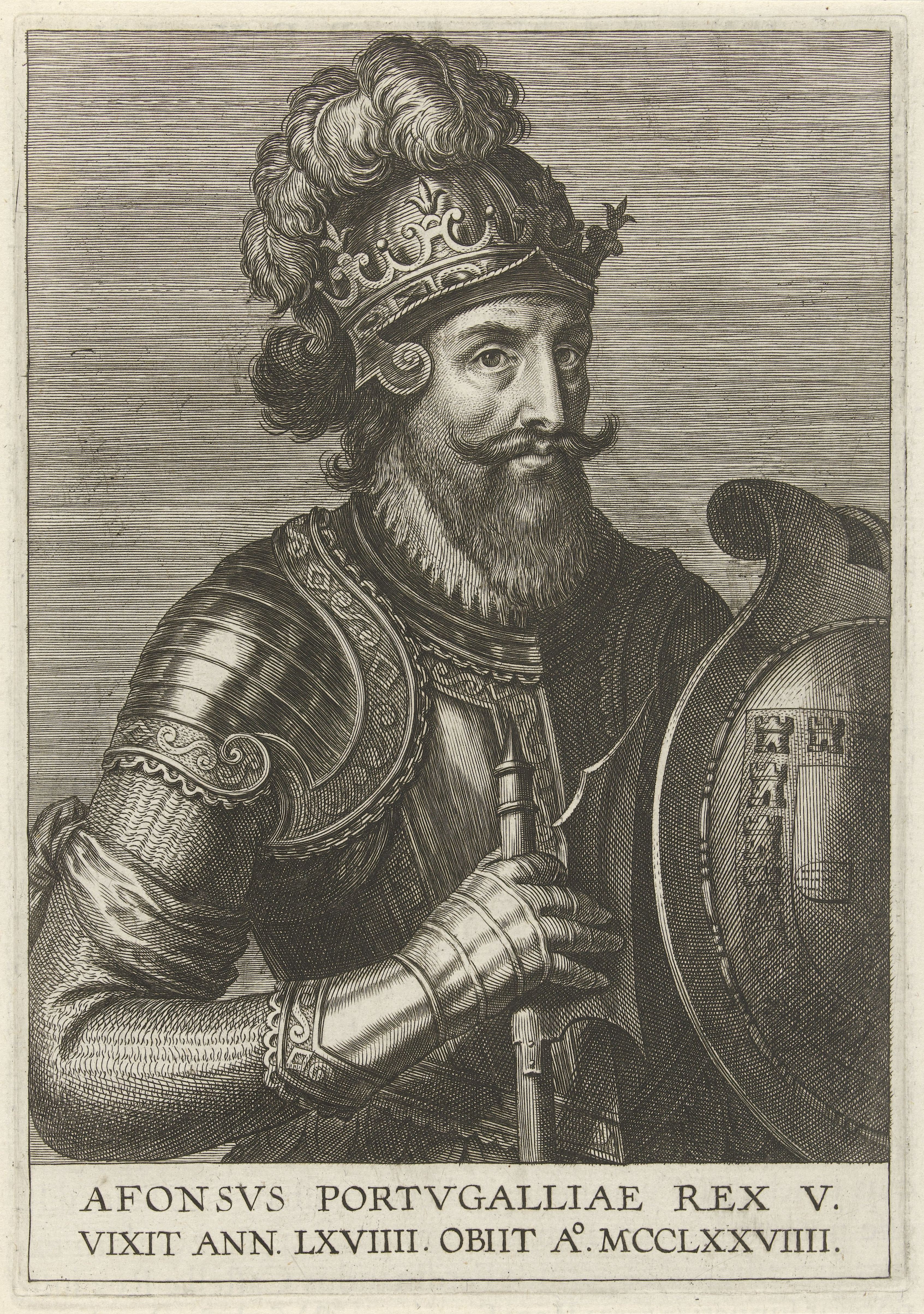 Portrait of King Afonso III of Portugal