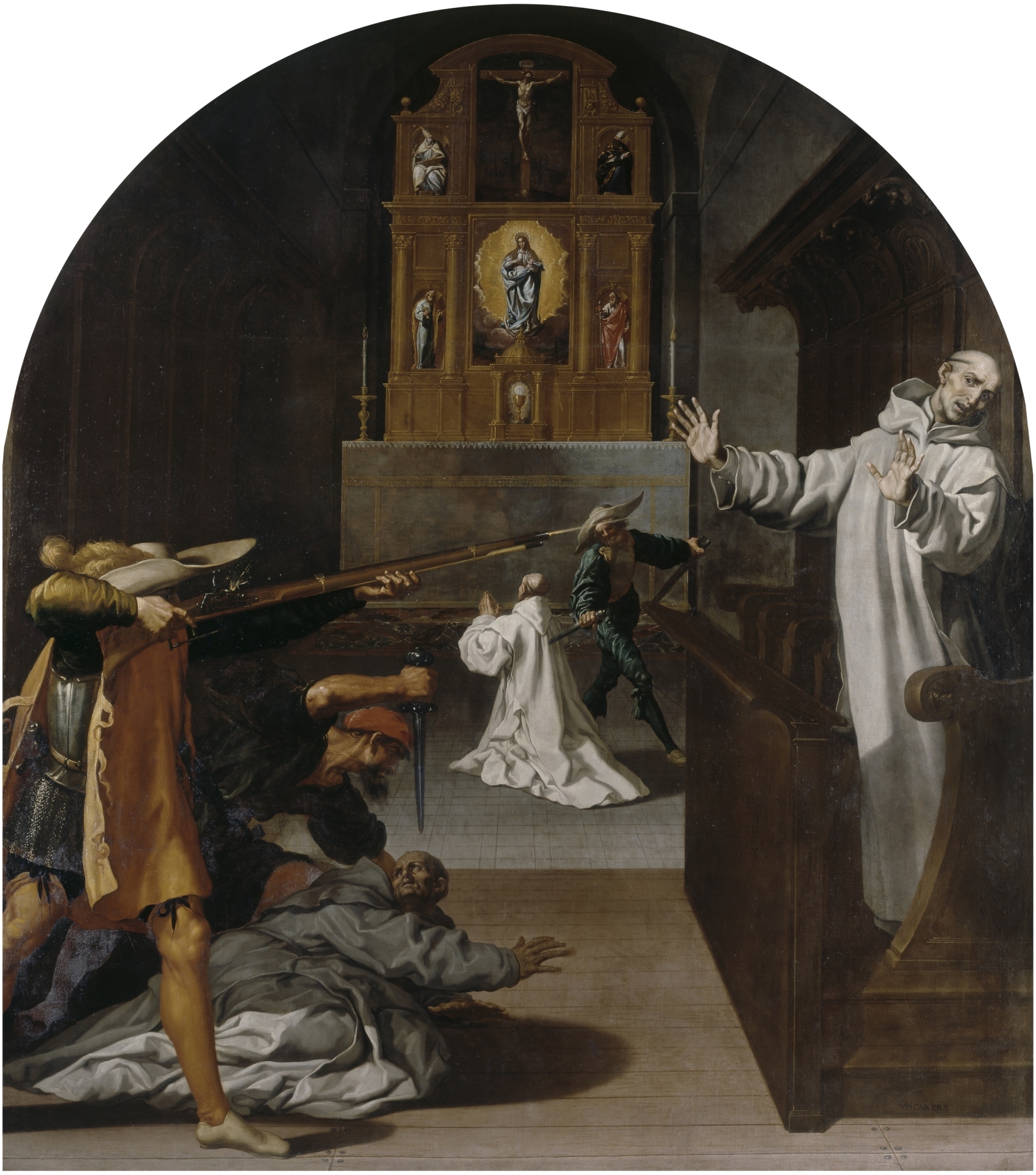 The Martyrdom of the Carthusians of Bourg Fontaine