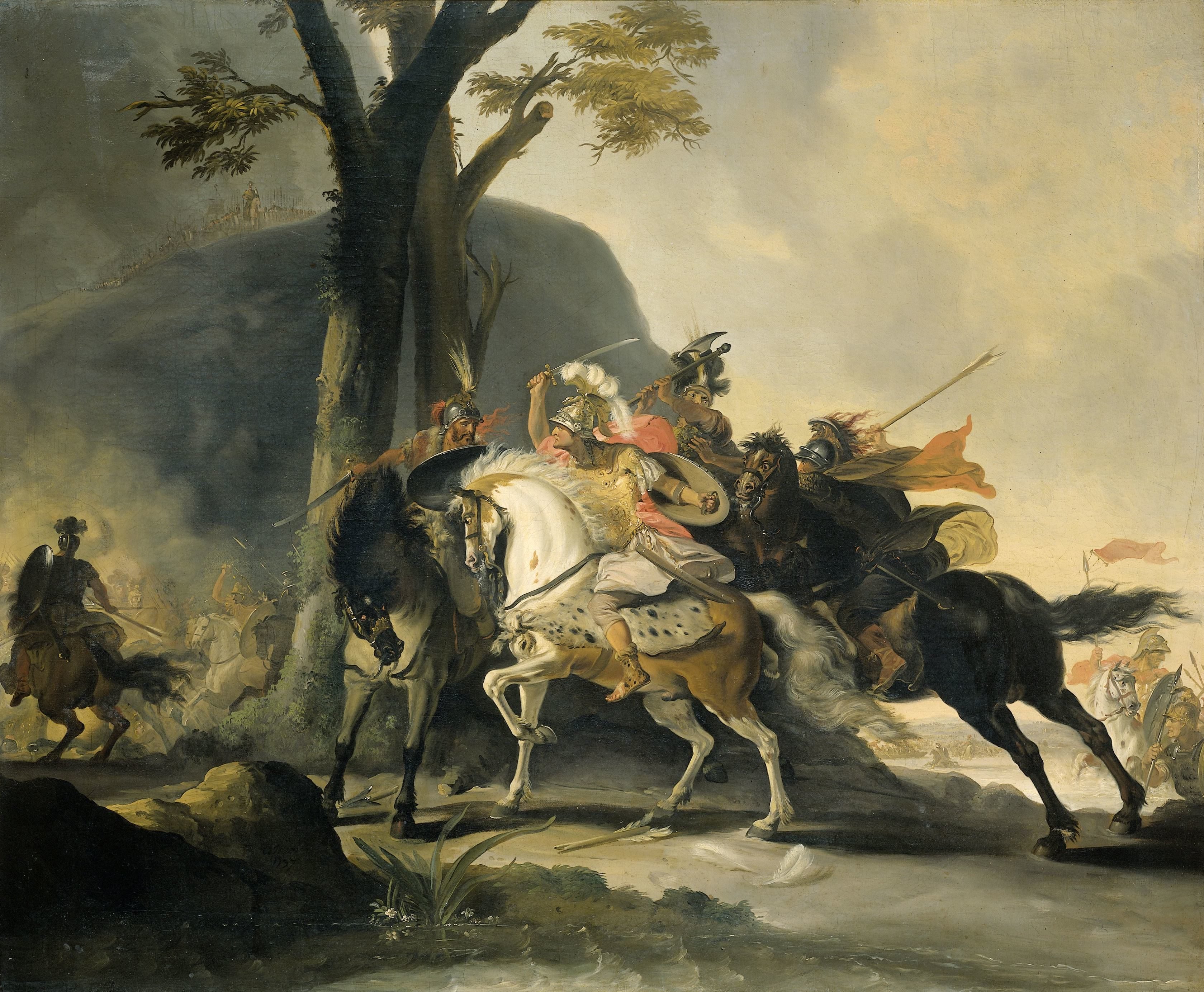 Alexander the Great at the Battle of the Granicus against the PersiansCornelis Troost