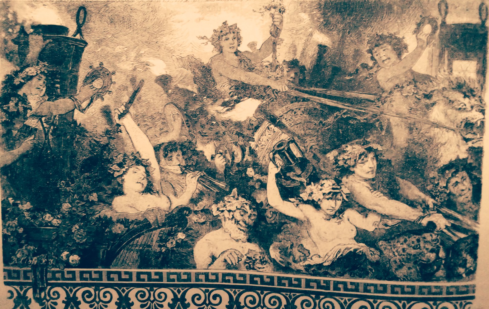 Bacchic procession of Alexander the Great
