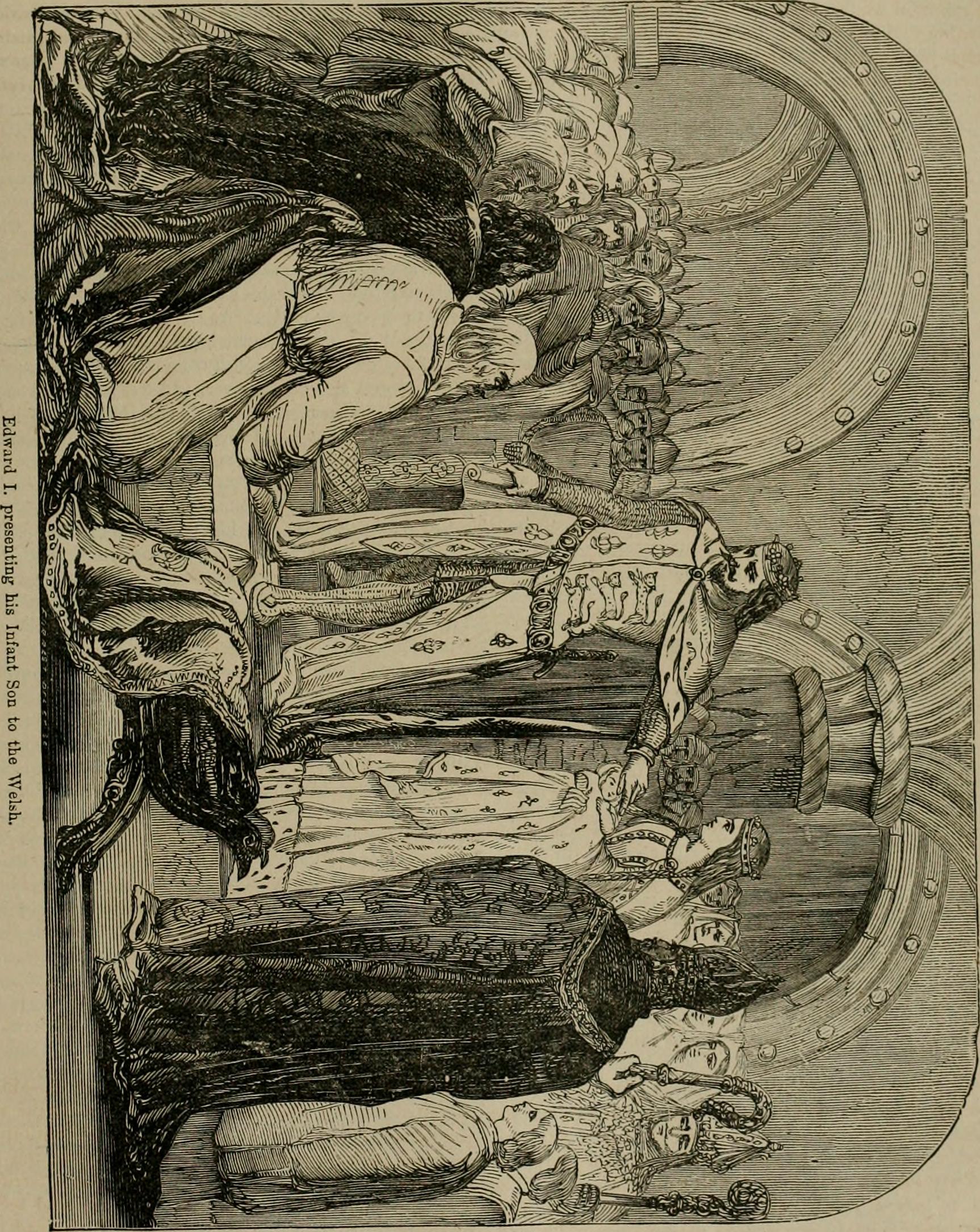 Edward I Presenting his Infant Son to the Welsh